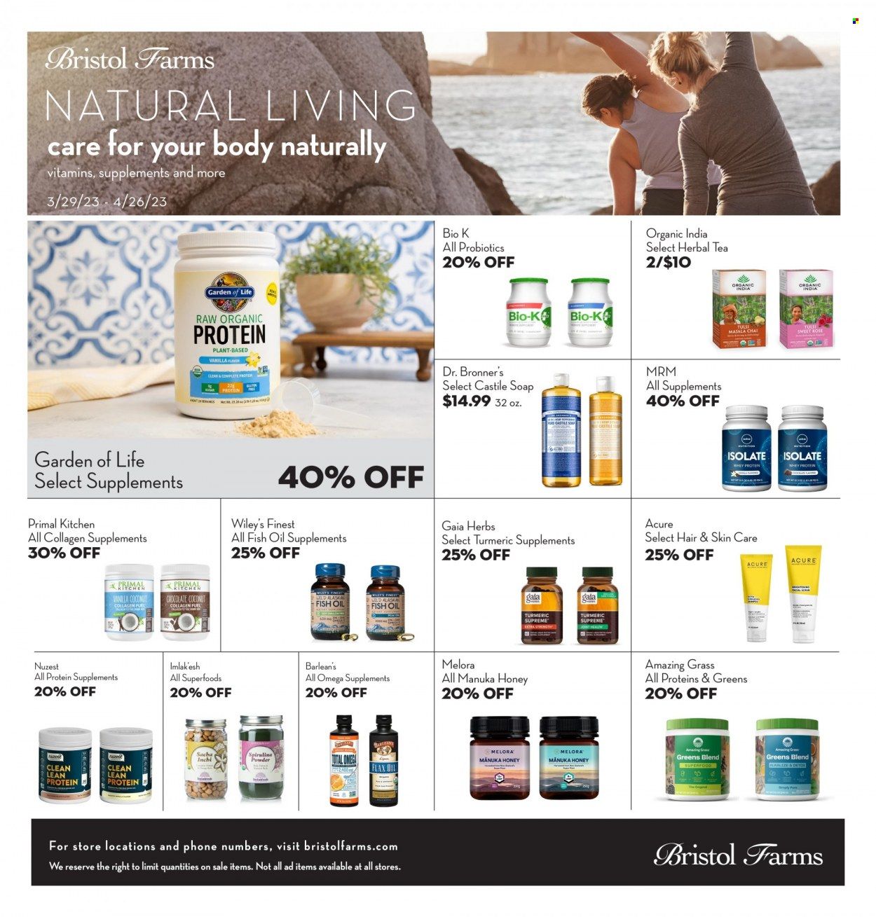 Bristol Farms (CA) Weekly Ad Flyer Specials March 29 to April 26, 2023
