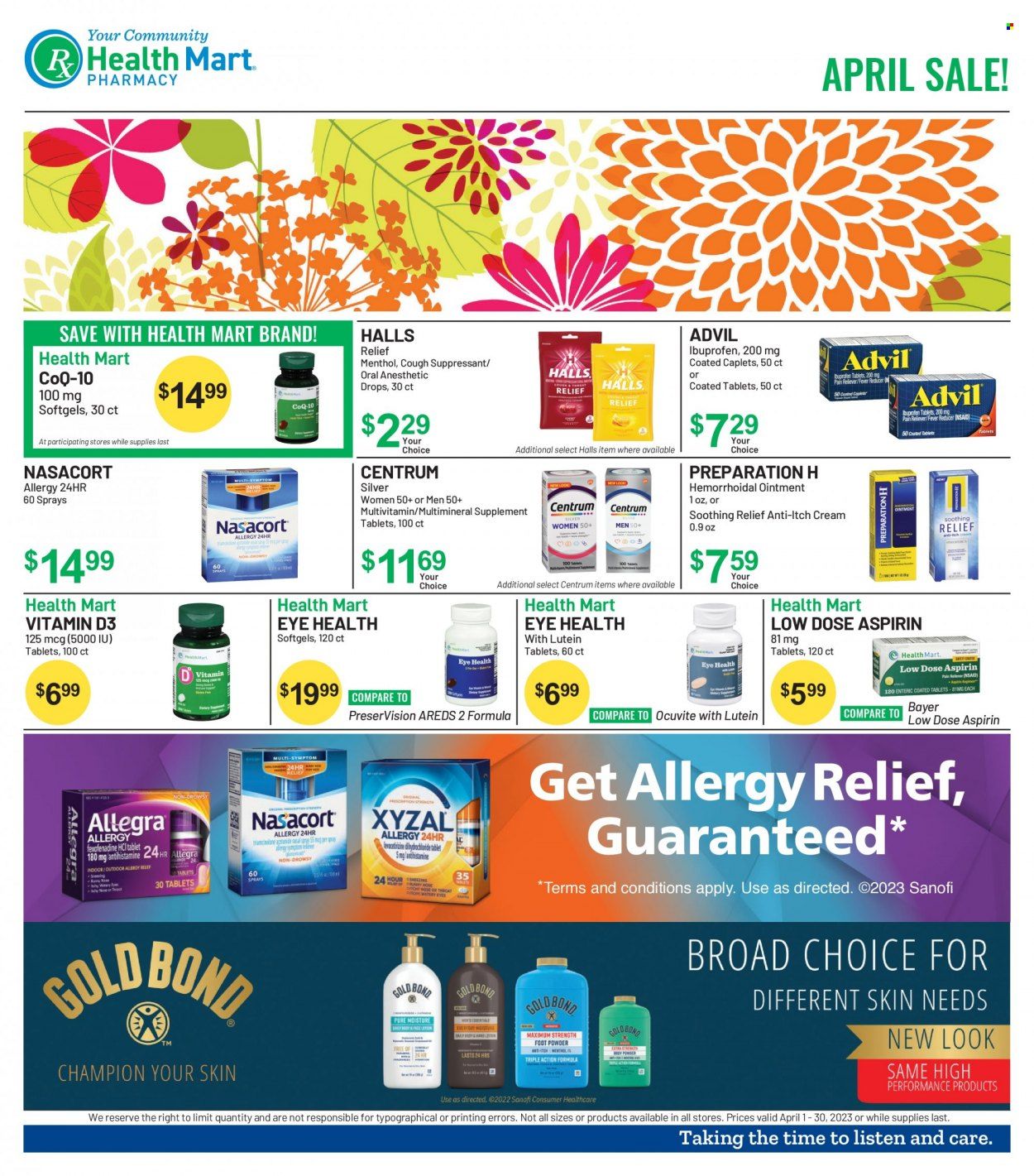 Health Mart Weekly Ad Flyer Specials April 1 to April 30, 2023
