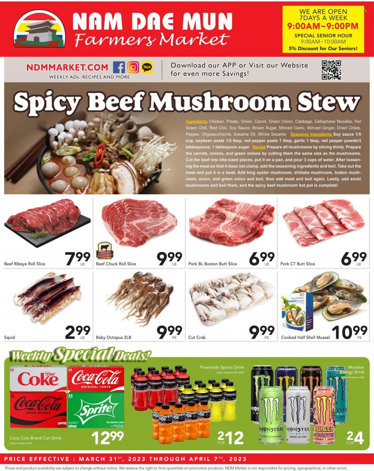 Nam Dae Mun Farmers Market (GA) Weekly Ad Flyer Specials March 31 to April 6, 2023