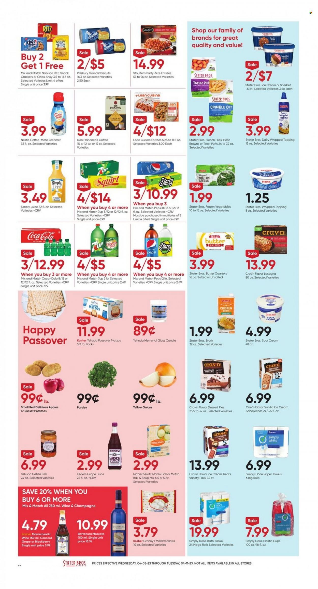 Stater Bros. (CA) Weekly Ad Flyer Specials April 5 to April 11, 2023