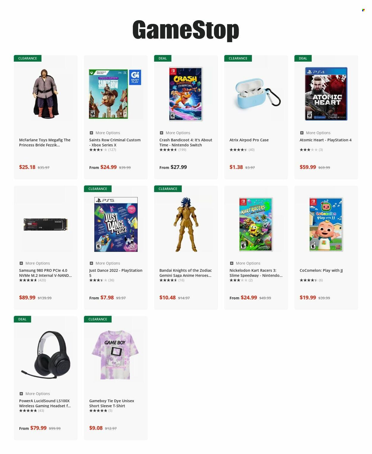 GameStop Weekly Ad Flyer Specials April 5 to April 11, 2023