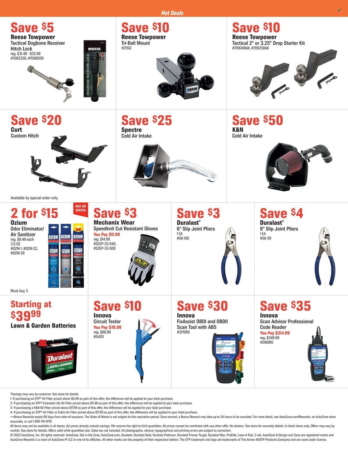Autozone Weekly Ad Flyer Specials April 4 to May 1, 2023