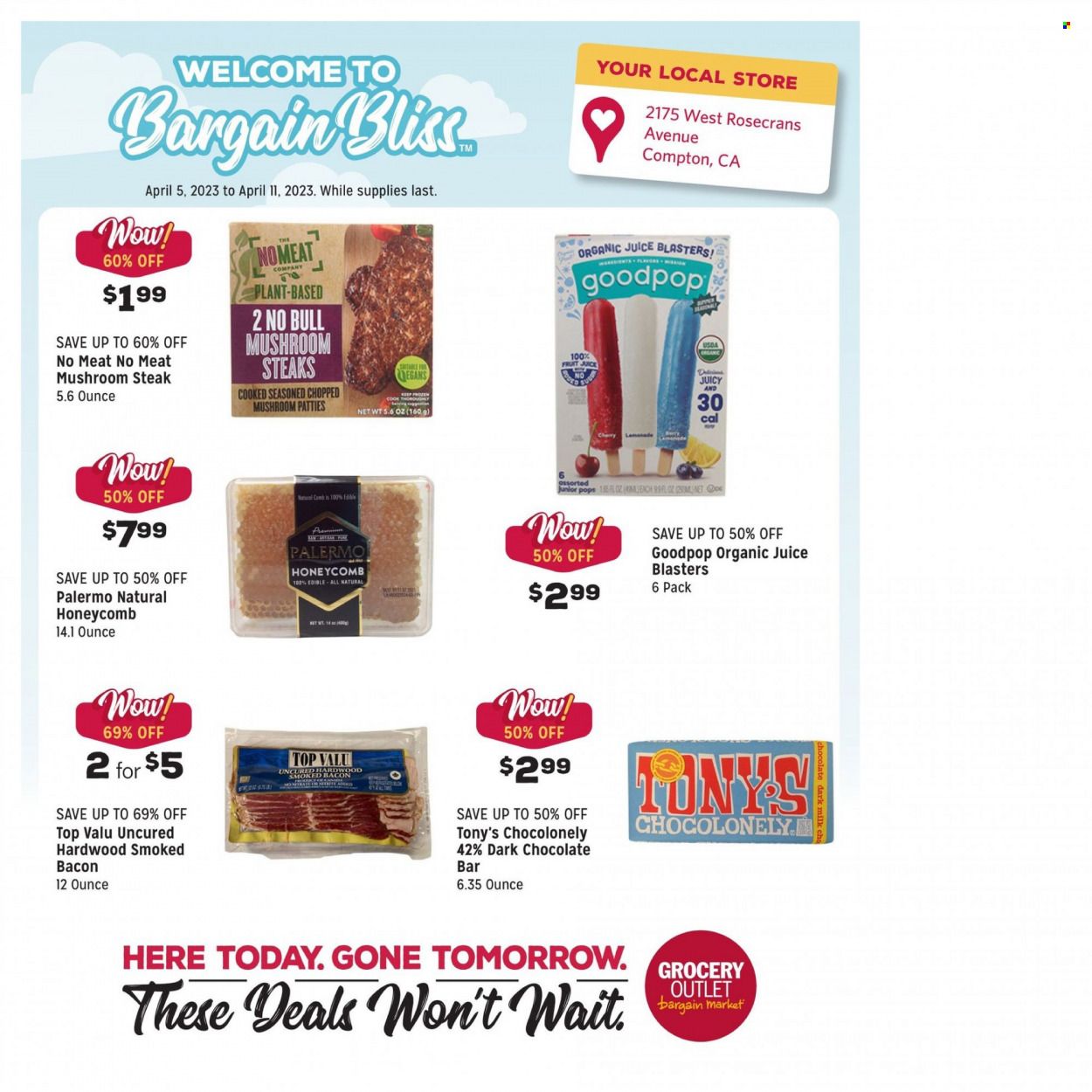 Grocery Outlet (CA, ID, OR, PA, WA) Weekly Ad Flyer Specials April 5 to April 11, 2023