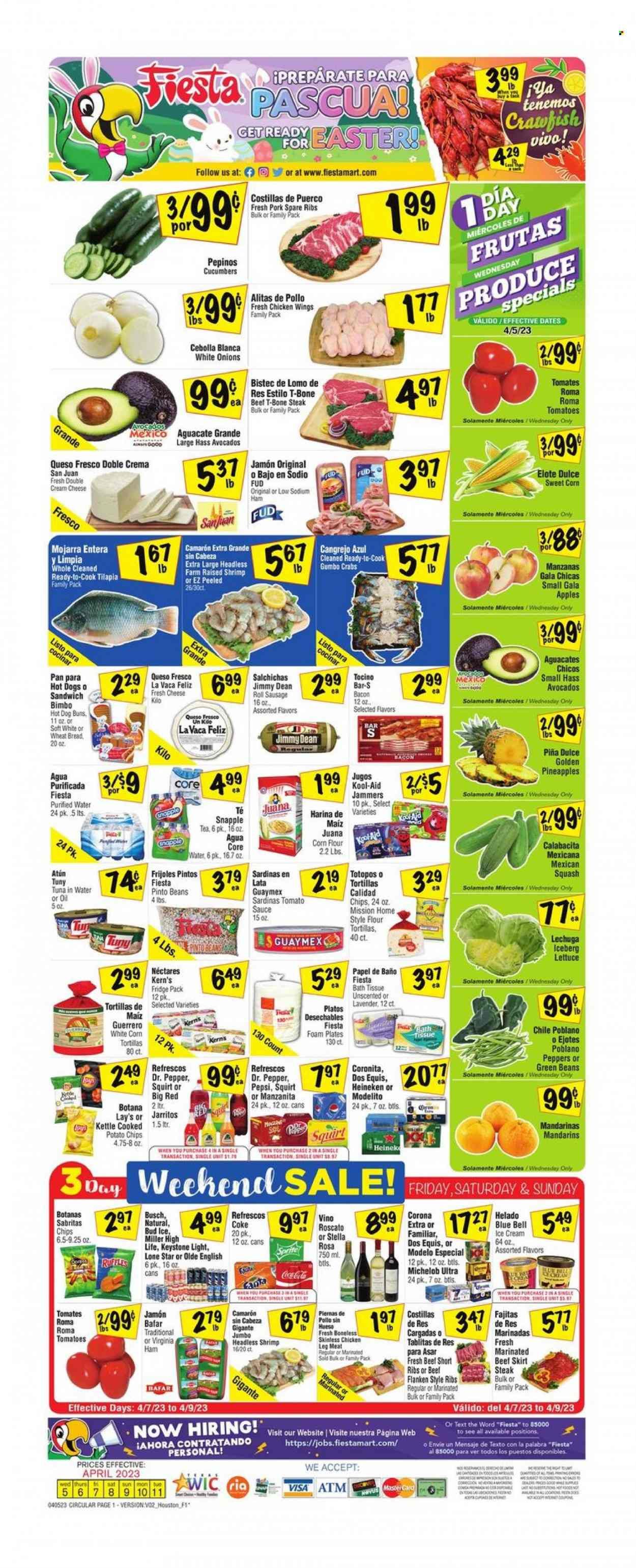 Fiesta Mart (TX) Weekly Ad Flyer Specials April 5 to April 11, 2023