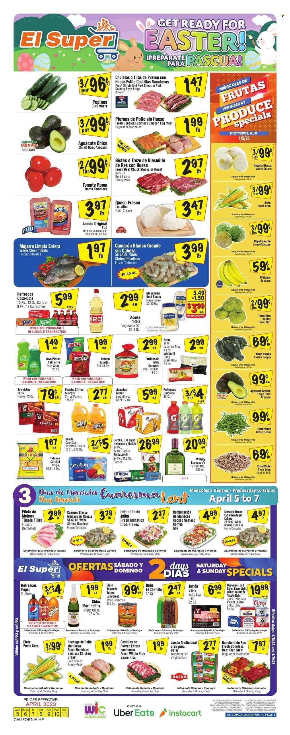 El Super (CA) Weekly Ad Flyer Specials April 5 to April 11, 2023