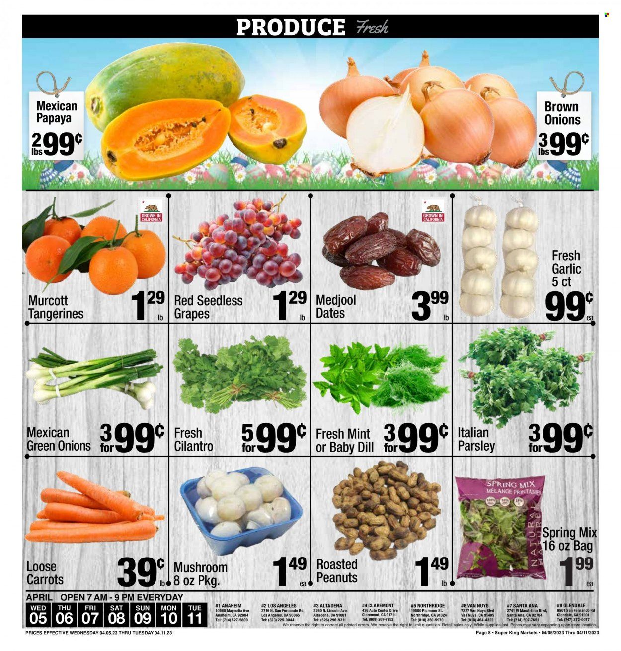 Super King Markets (CA) Weekly Ad Flyer Specials April 5 to April 11, 2023