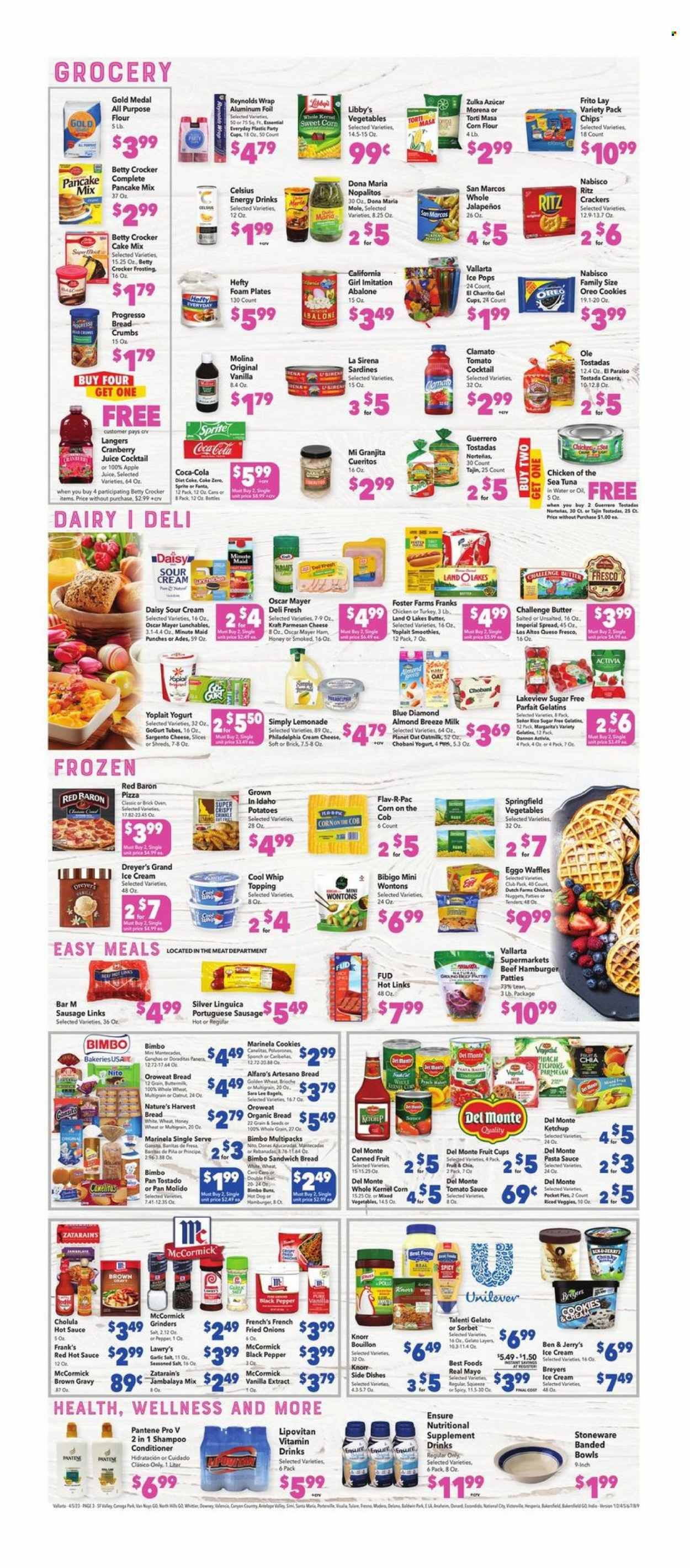Vallarta (CA) Weekly Ad Flyer Specials April 5 to April 11, 2023
