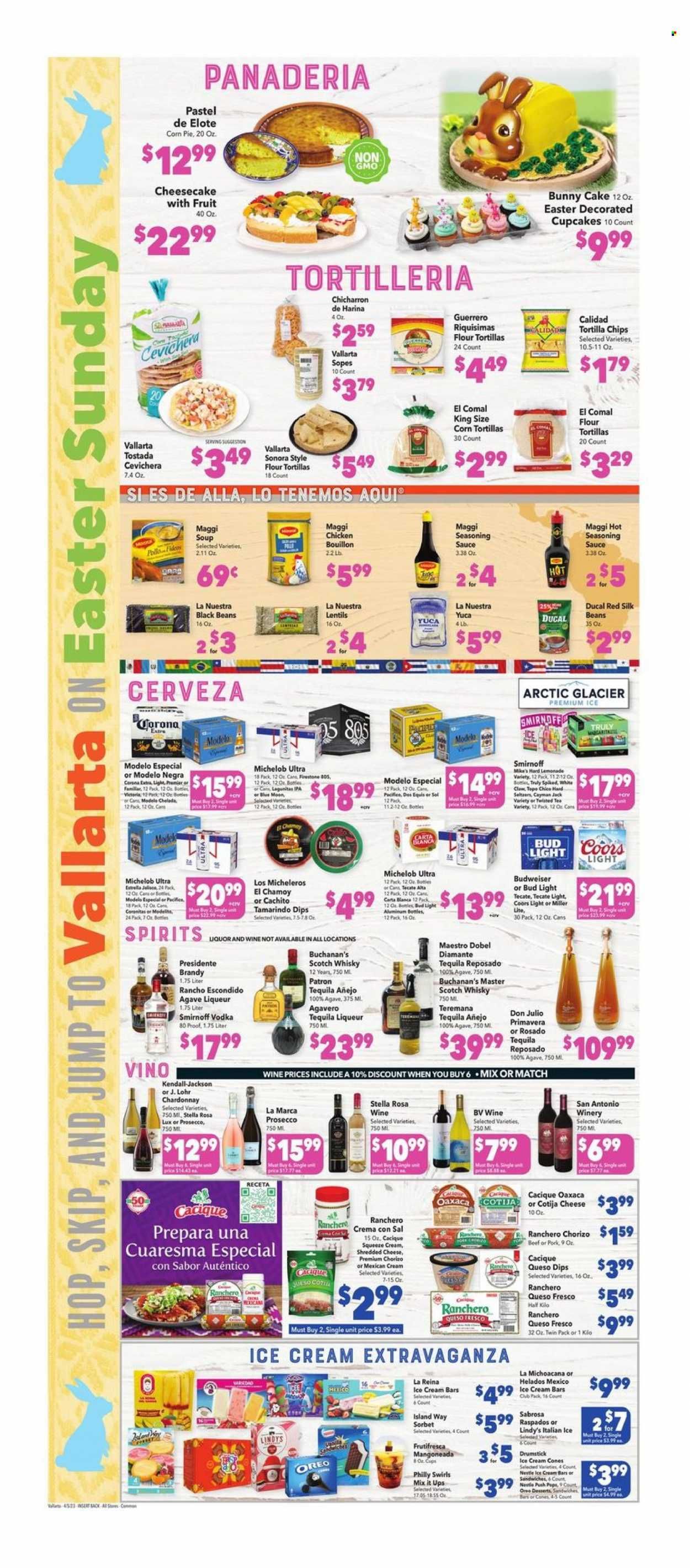 Vallarta (CA) Weekly Ad Flyer Specials April 5 to April 11, 2023