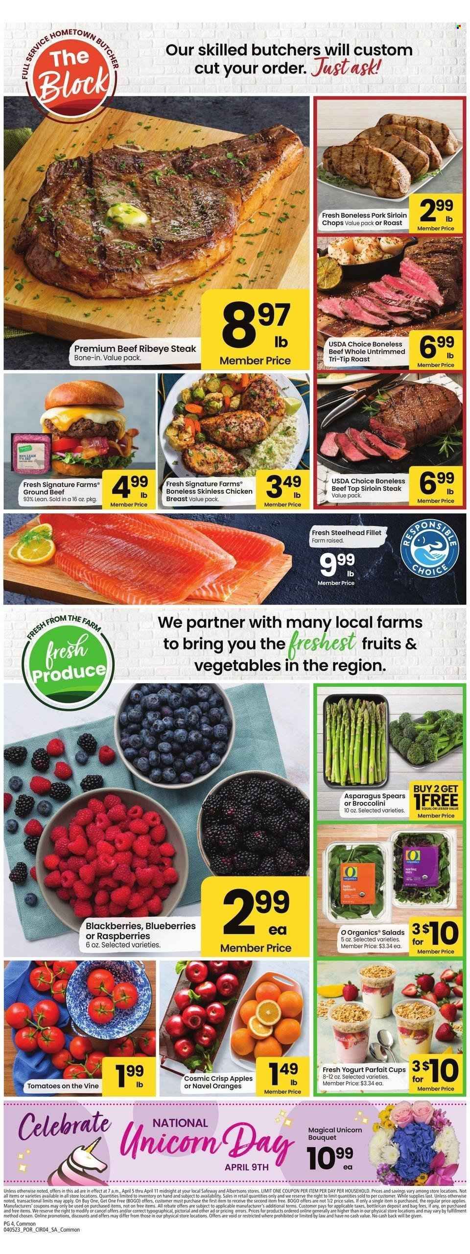 Safeway (OR, WA) Weekly Ad Flyer Specials April 5 to April 11, 2023