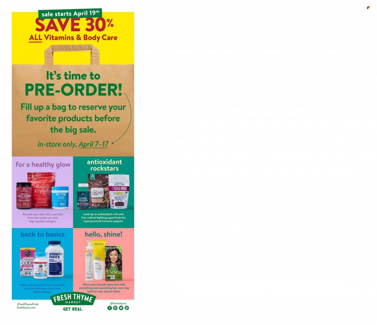 Fresh Thyme Weekly Ad Flyer Specials April 5 to April 11, 2023