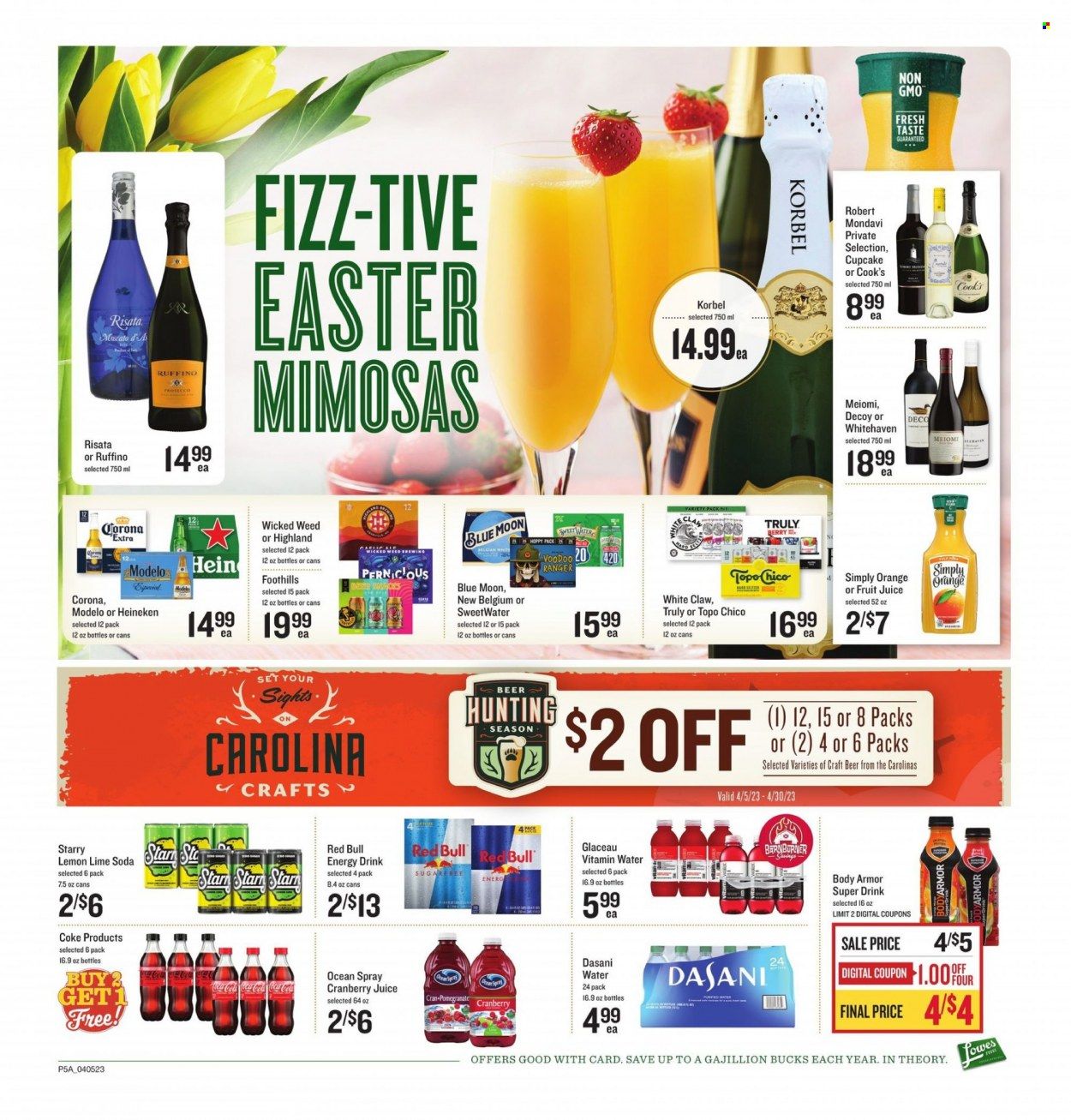 Lowes Foods (NC, SC) Weekly Ad Flyer Specials April 5 to April 11, 2023