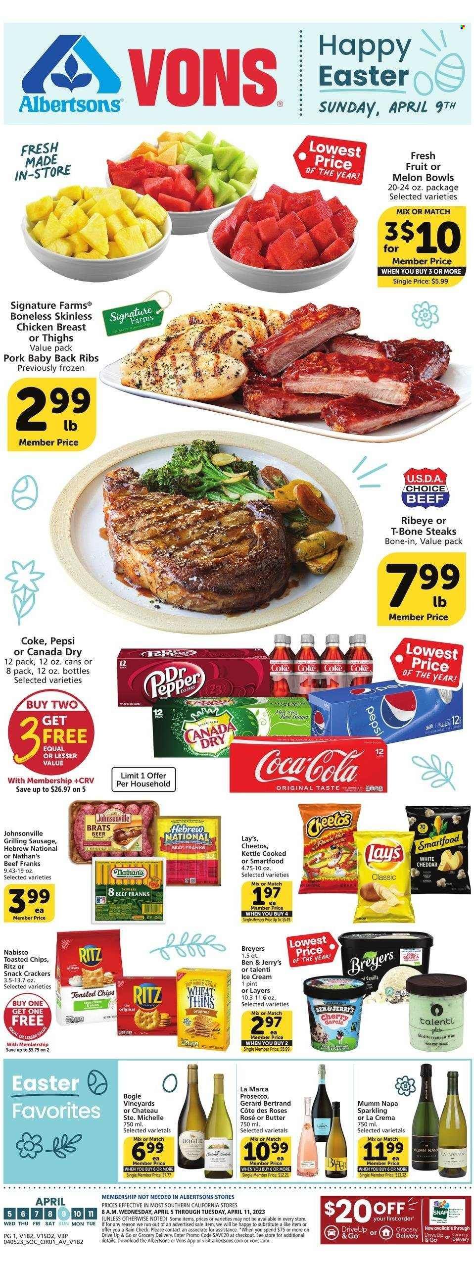 Vons (CA) Weekly Ad Flyer Specials April 5 to April 11, 2023