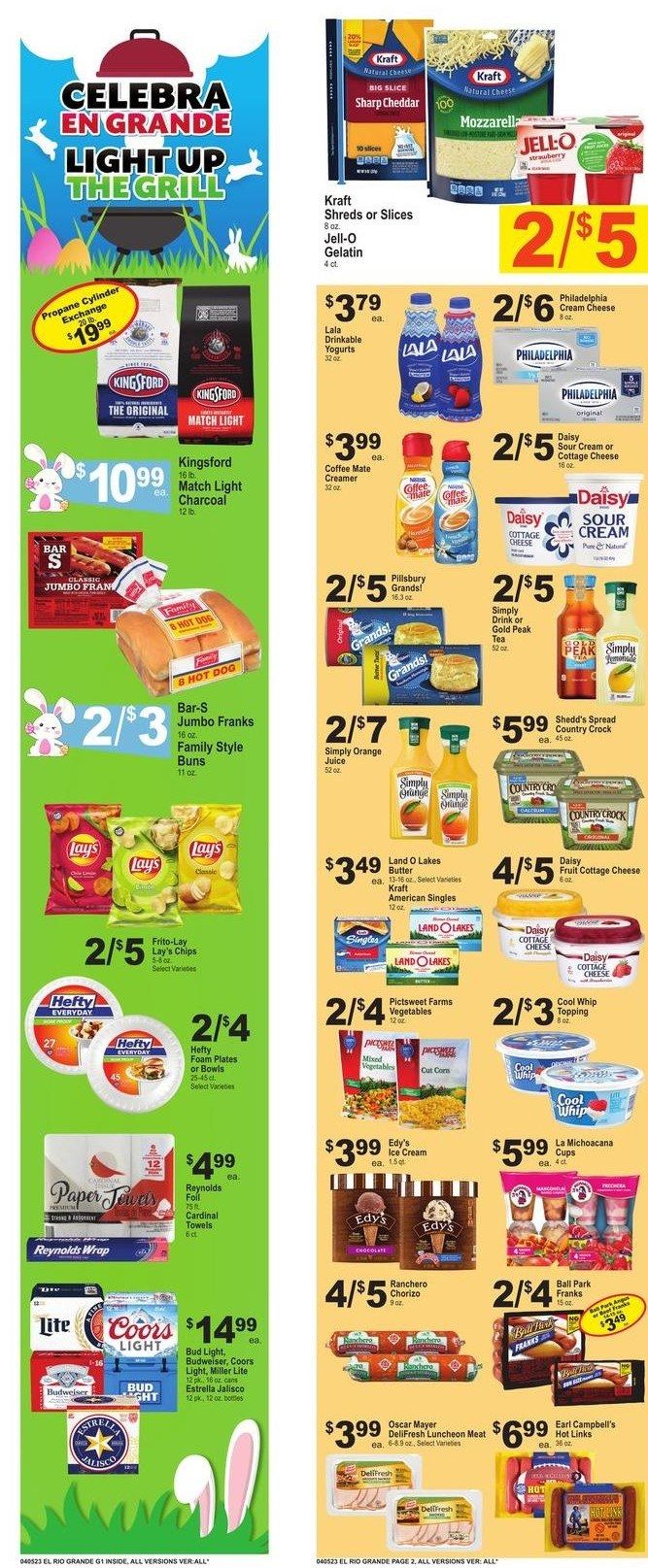El Rio Grande (TX) Weekly Ad Flyer Specials April 5 to April 11, 2023