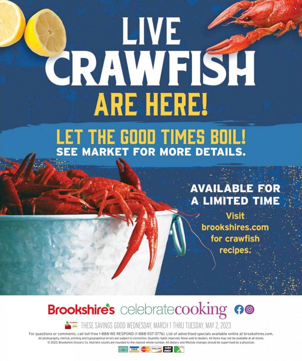 Brookshires (AR, LA) Weekly Ad Flyer Specials March 1 to May 2, 2023