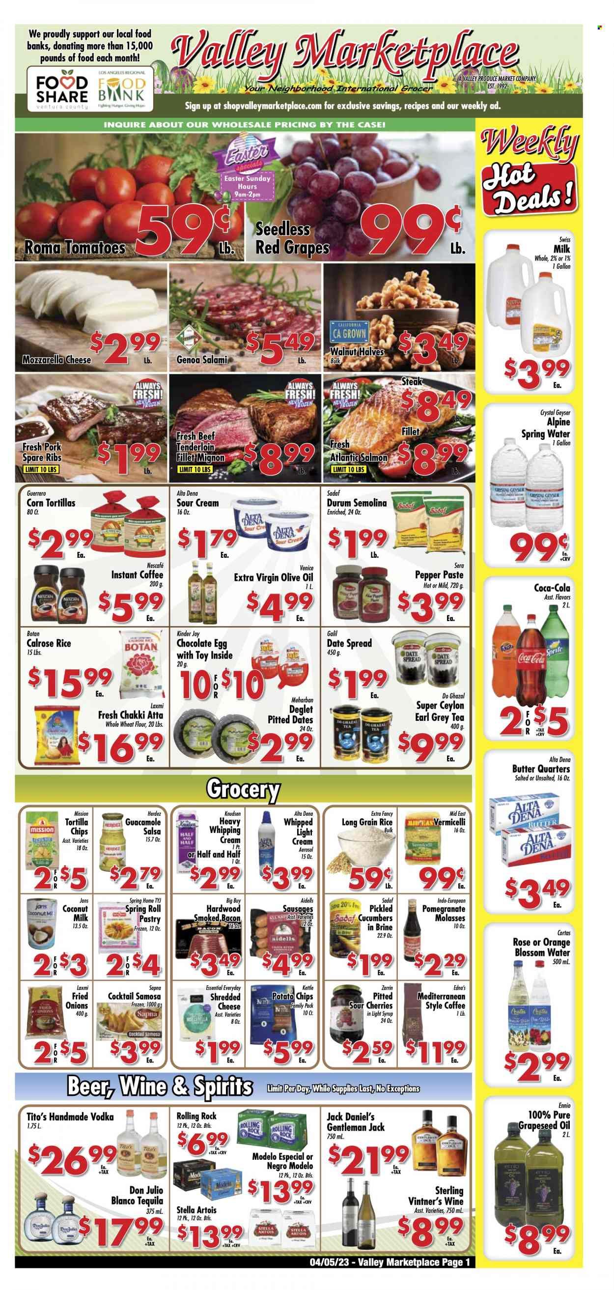 Valley Marketplace (CA) Weekly Ad Flyer Specials April 5 to April 11, 2023