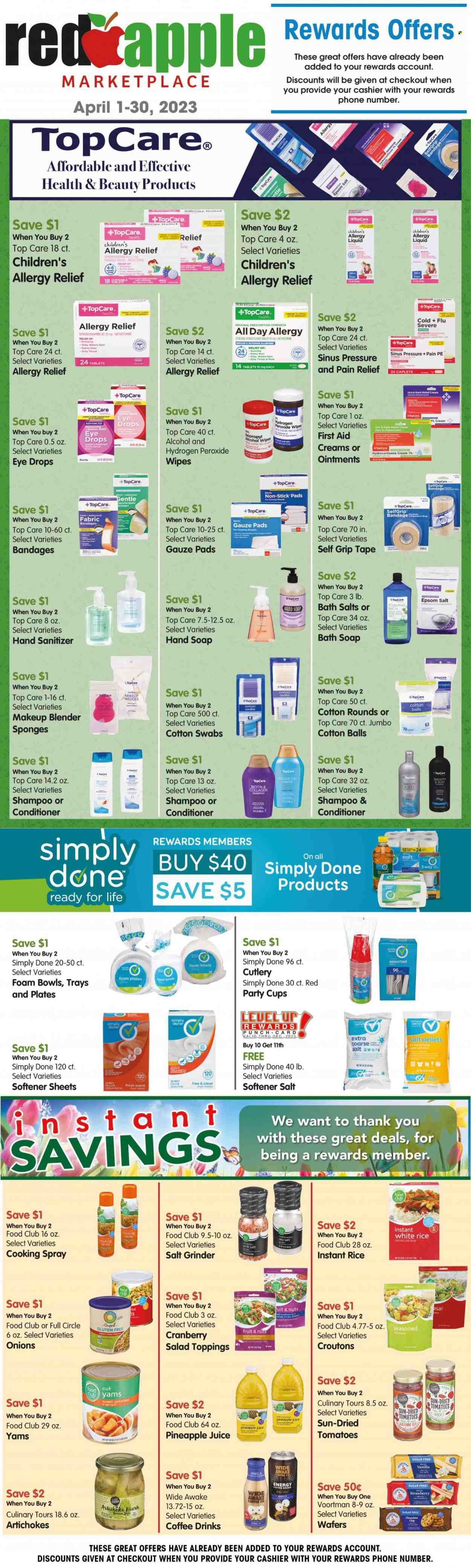 Red Apple Marketplace (OR) Weekly Ad Flyer Specials April 1 to April 30, 2023
