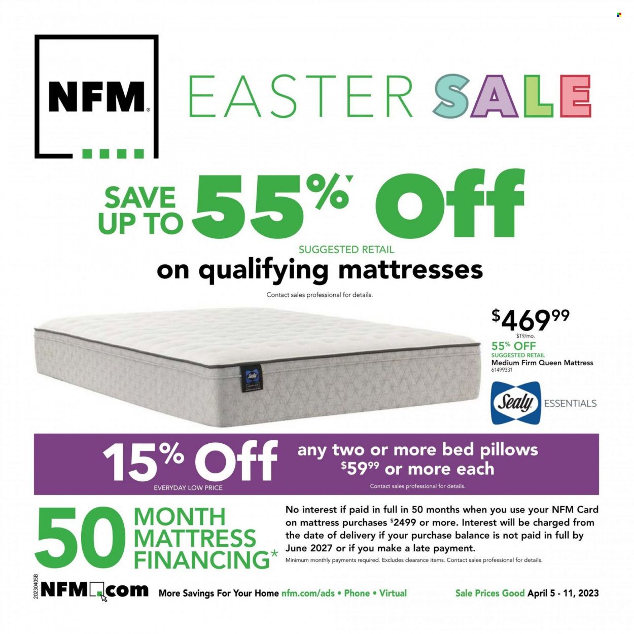 Nebraska Furniture Mart (IA, KS, NE, TX) Weekly Ad Flyer Specials April 5 to April 11, 2023