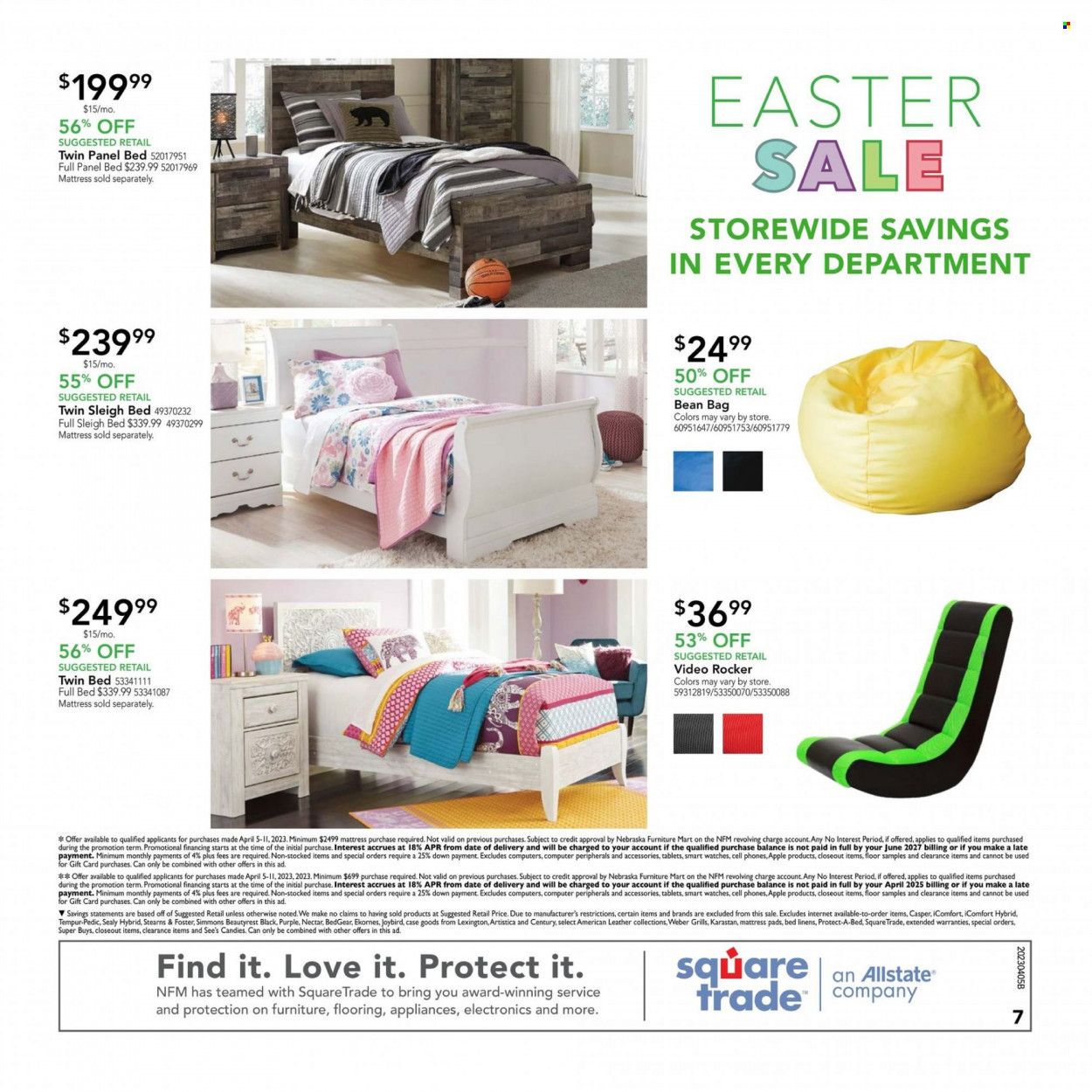Nebraska Furniture Mart (IA, KS, NE, TX) Weekly Ad Flyer Specials April 5 to April 11, 2023