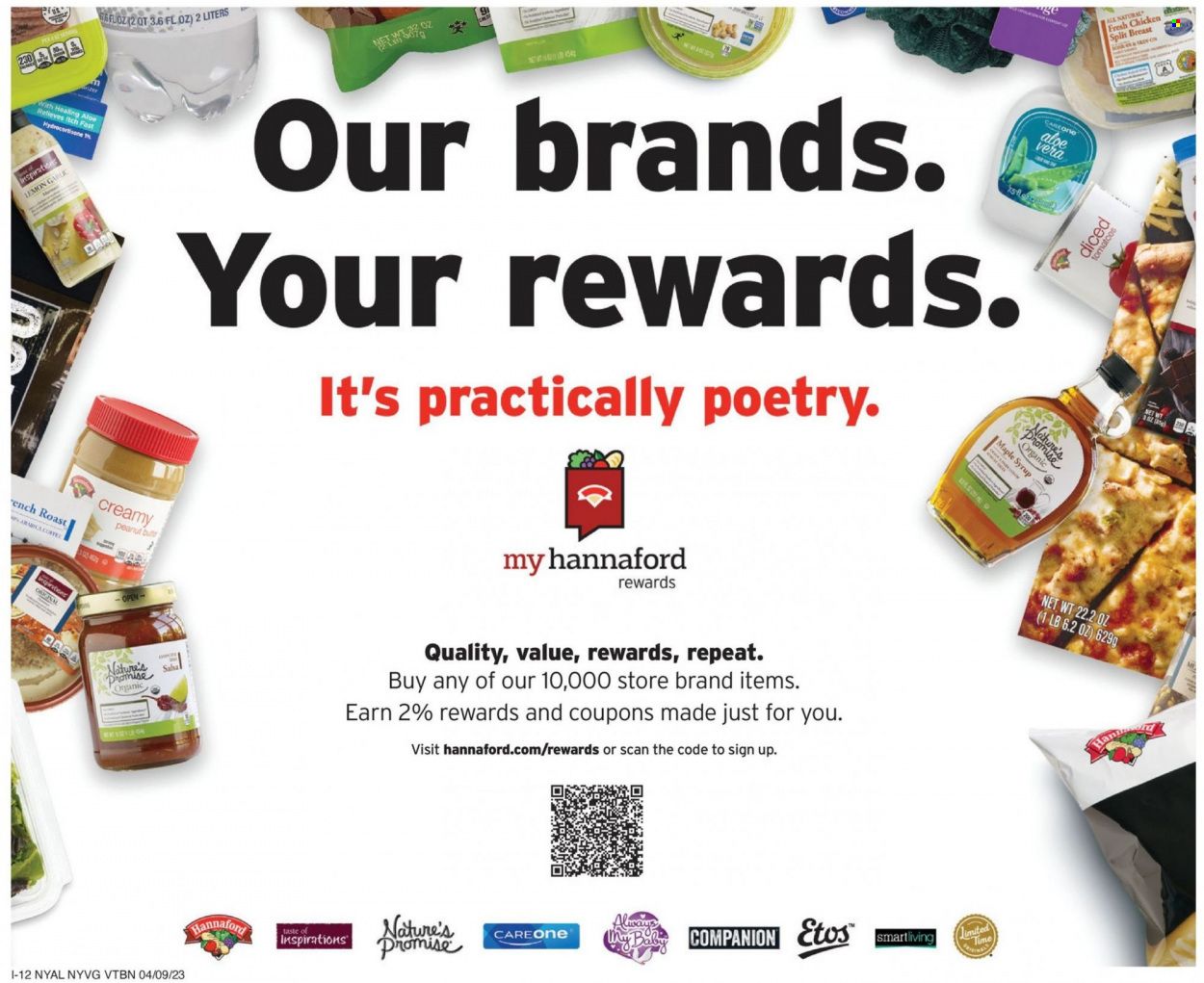 Hannaford (NY) Weekly Ad Flyer Specials April 9 to April 15, 2023