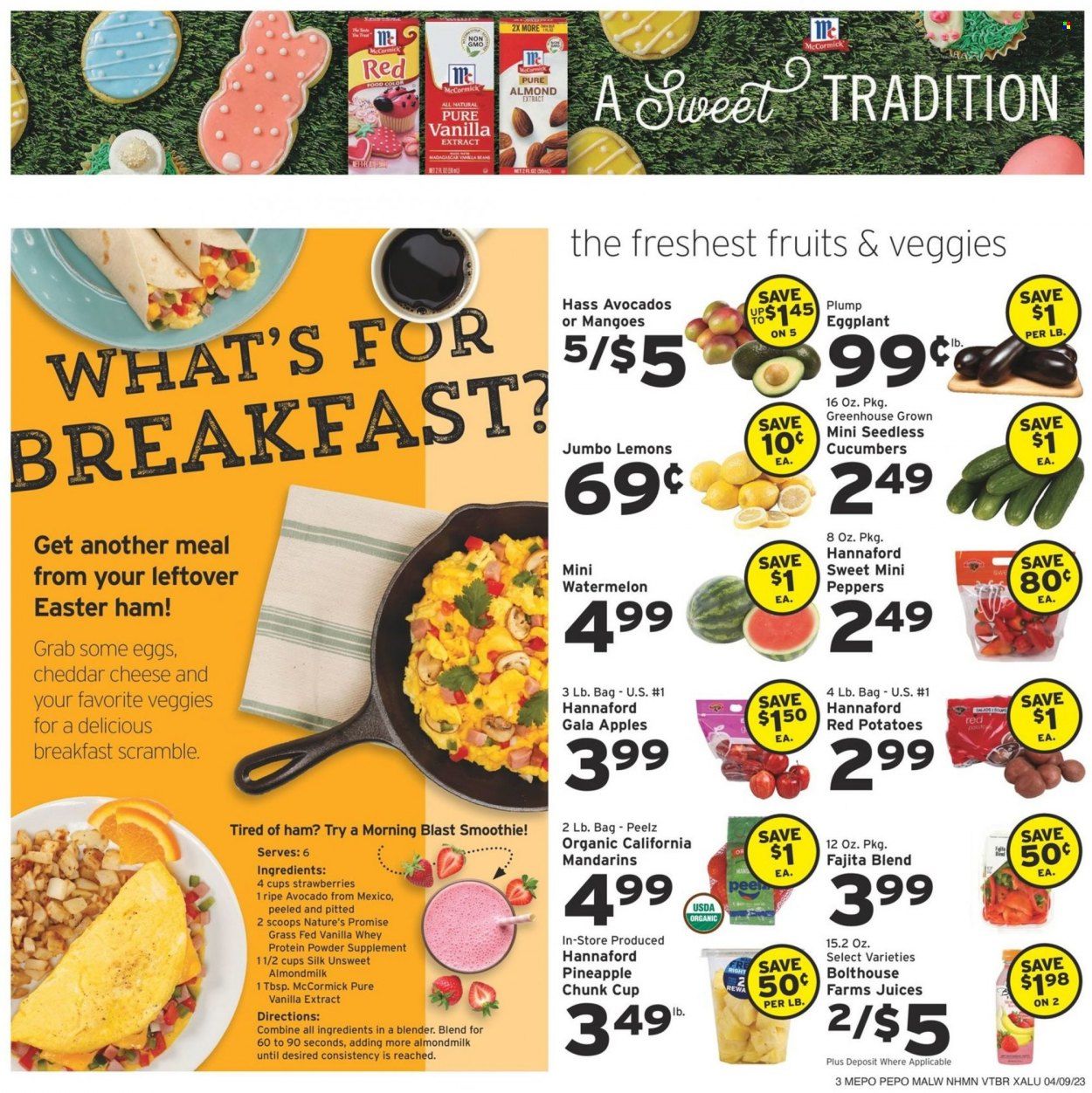 Hannaford (NH) Weekly Ad Flyer Specials April 9 to April 15, 2023