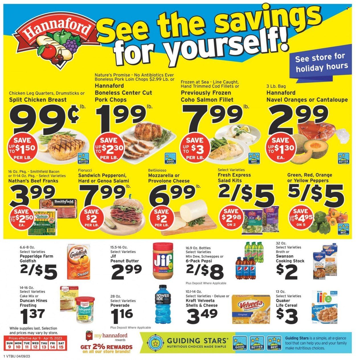 Hannaford (VT) Weekly Ad Flyer Specials April 9 to April 15, 2023