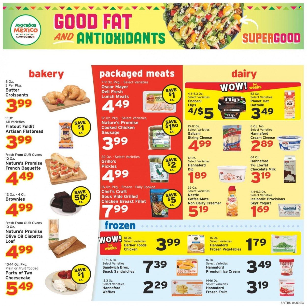 Hannaford (VT) Weekly Ad Flyer Specials April 9 to April 15, 2023