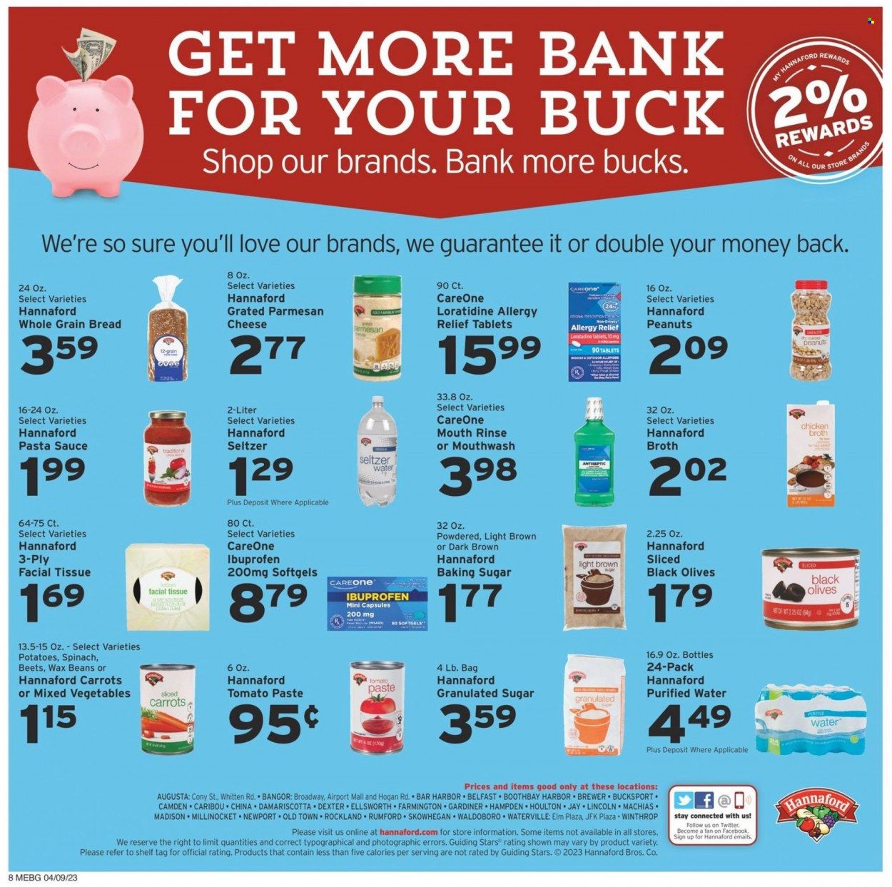 Hannaford (ME) Weekly Ad Flyer Specials April 9 to April 15, 2023