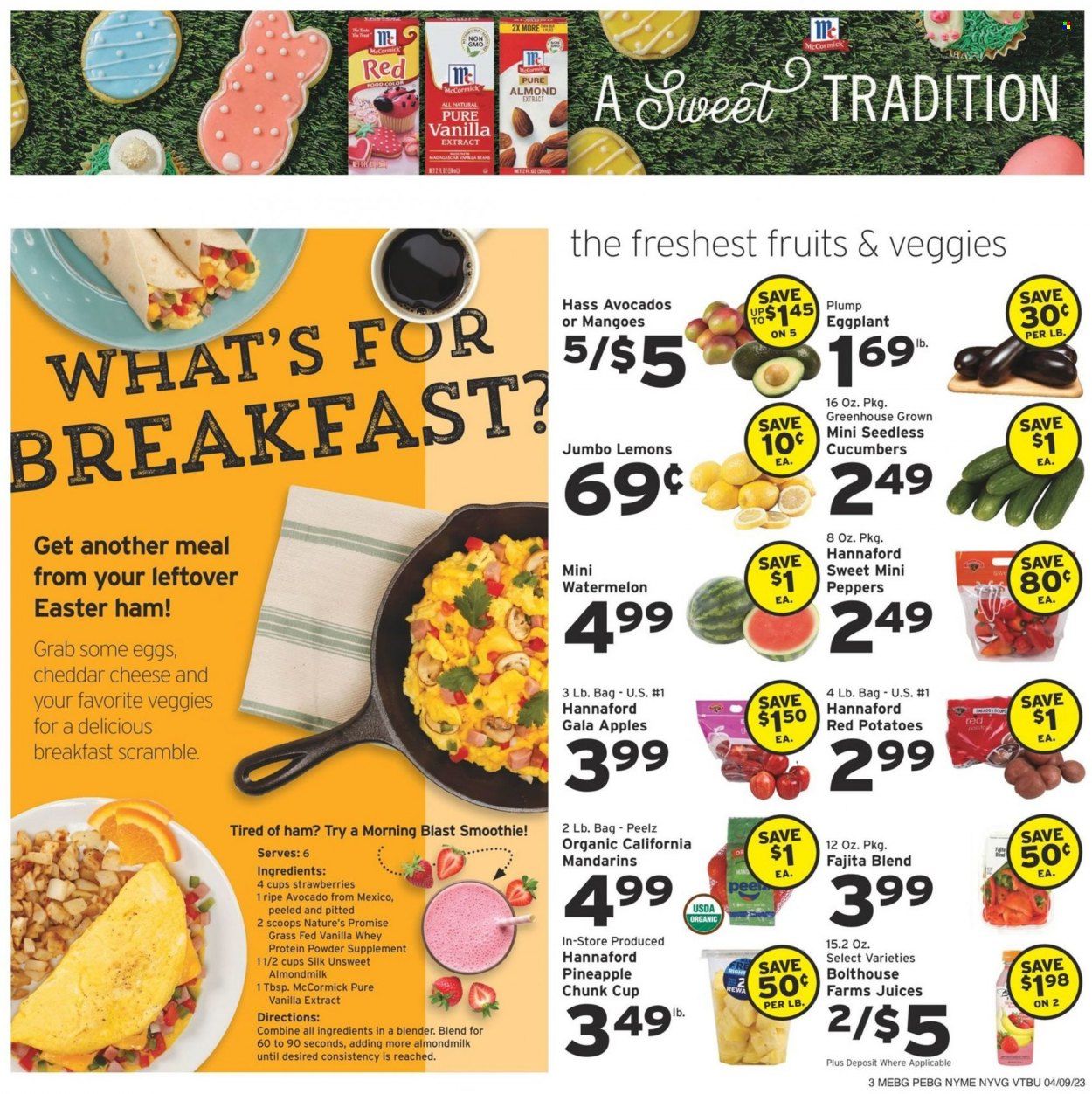 Hannaford (ME) Weekly Ad Flyer Specials April 9 to April 15, 2023