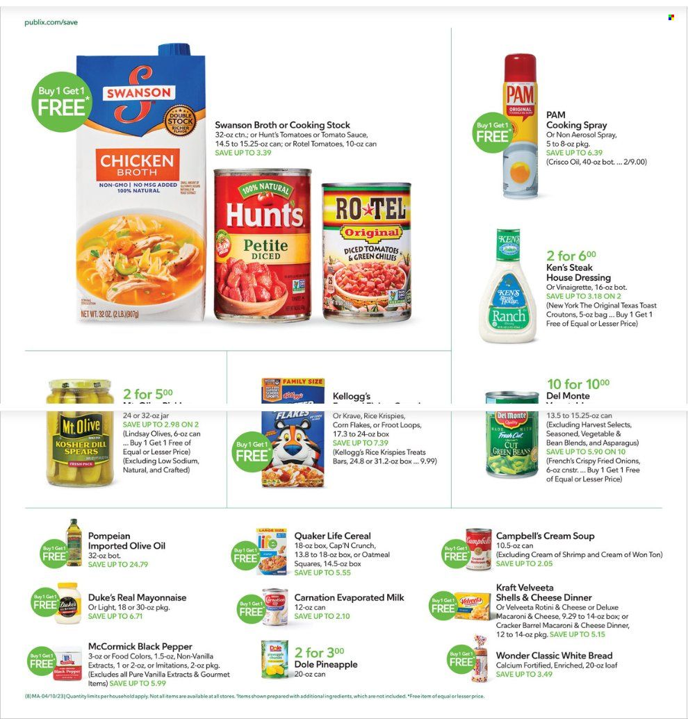 Publix (AL, FL, GA, NC, SC, TN) Weekly Ad Flyer Specials April 10 to April 12, 2023