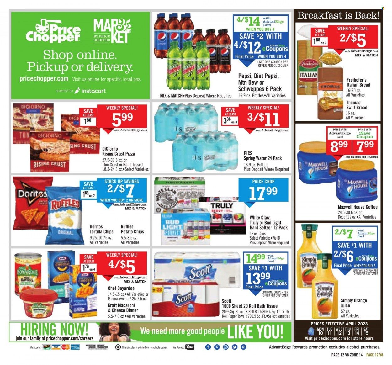 Price Chopper (CT) Weekly Ad Flyer Specials April 9 to April 15, 2023