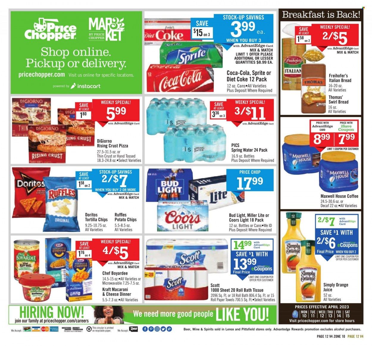 Price Chopper (MA) Weekly Ad Flyer Specials April 9 to April 15, 2023