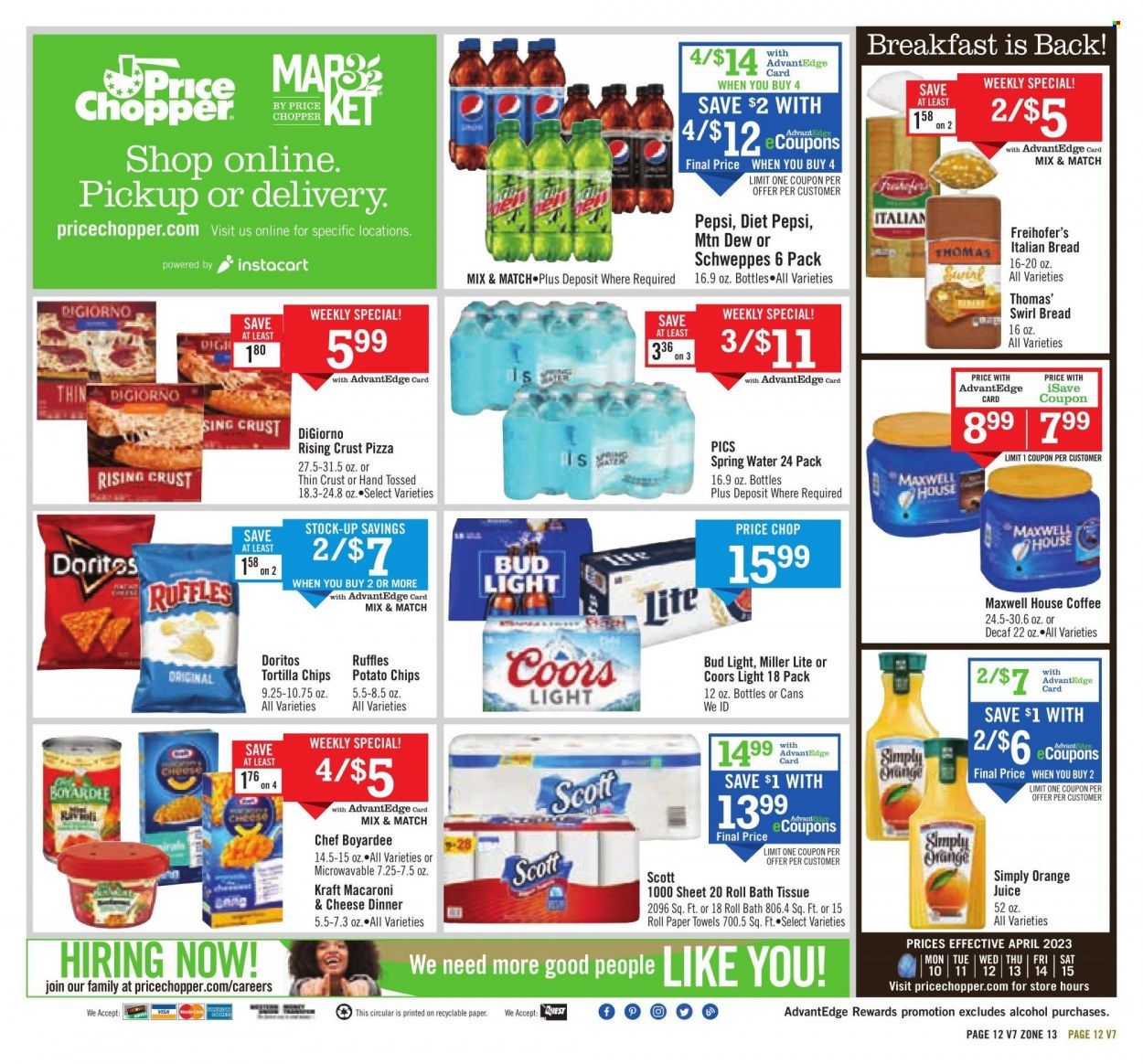 Price Chopper (NH) Weekly Ad Flyer Specials April 9 to April 15, 2023