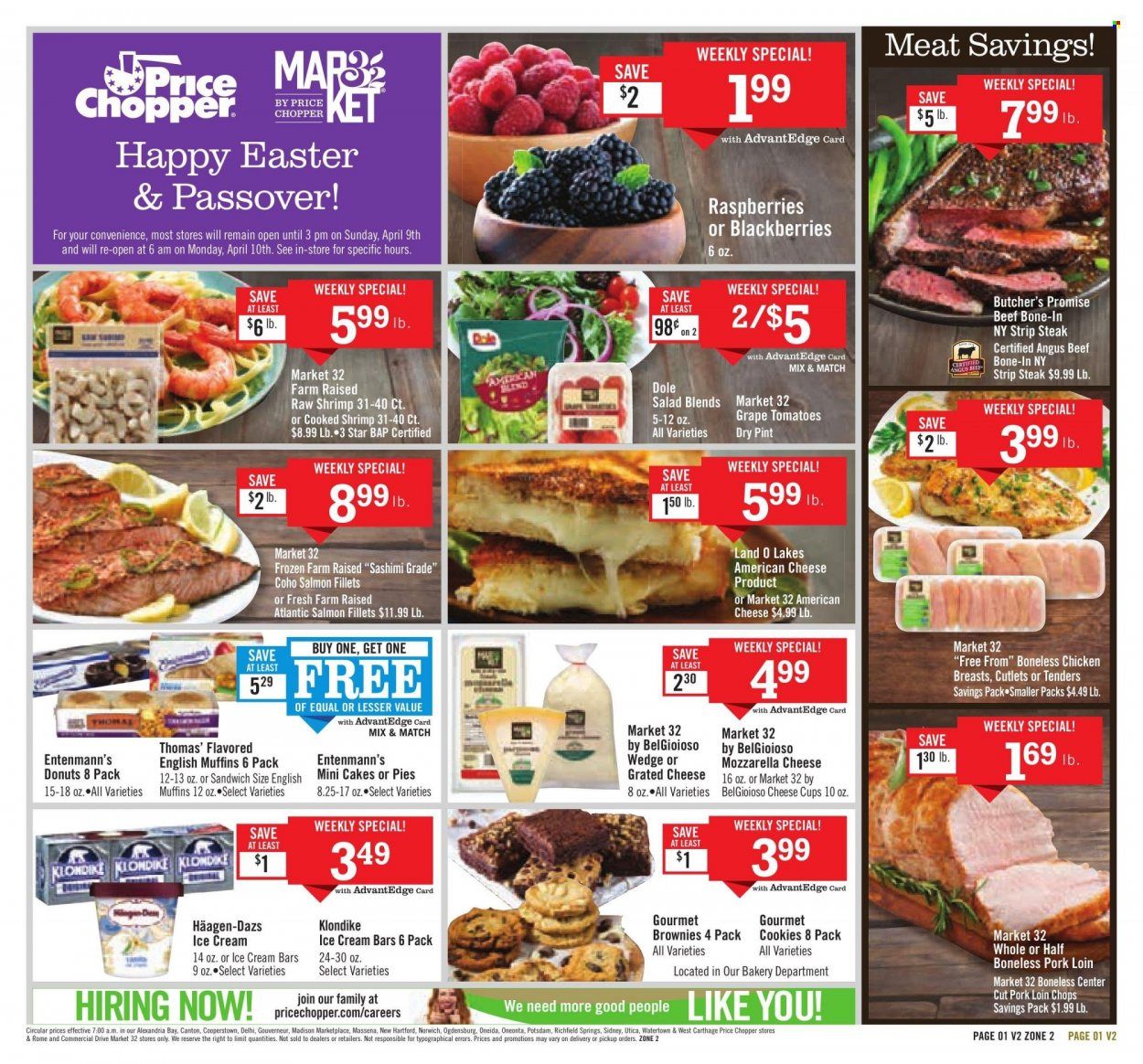 Price Chopper (CT, MA, NY, PA, VT) Weekly Ad Flyer Specials April 9 to April 15, 2023