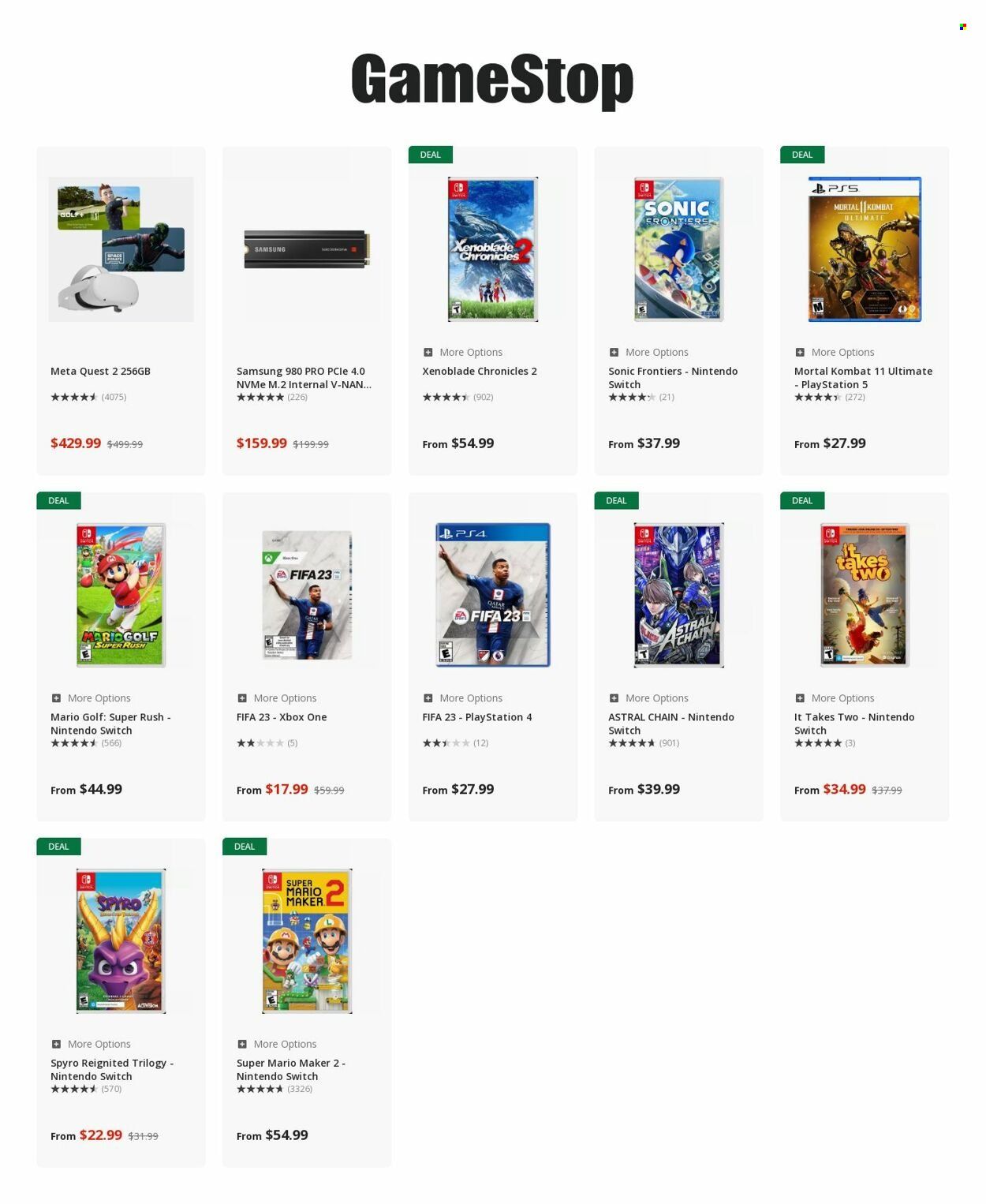 GameStop Weekly Ad Flyer Specials April 12 to April 18, 2023
