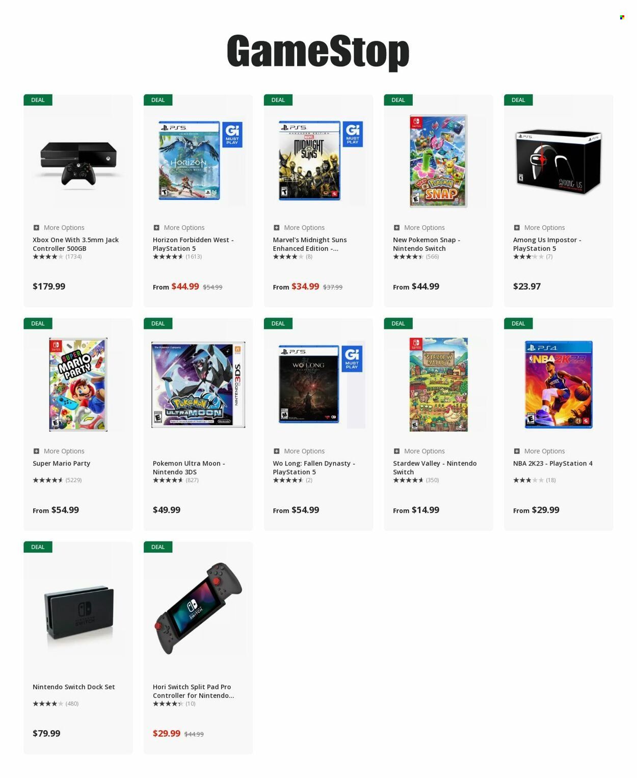 GameStop Weekly Ad Flyer Specials April 12 to April 18, 2023
