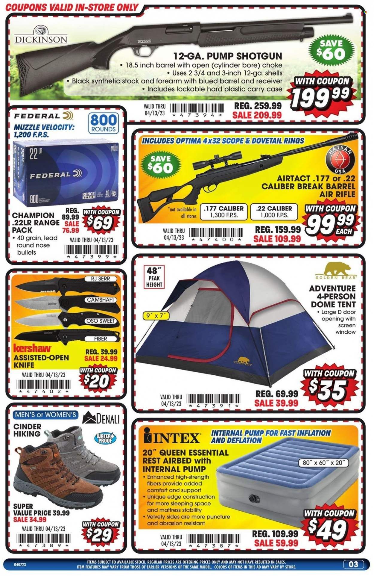 Big 5 (AZ, CA, CO, ID, NM, OR, UT, WA) Weekly Ad Flyer Specials April 7 to April 13, 2023