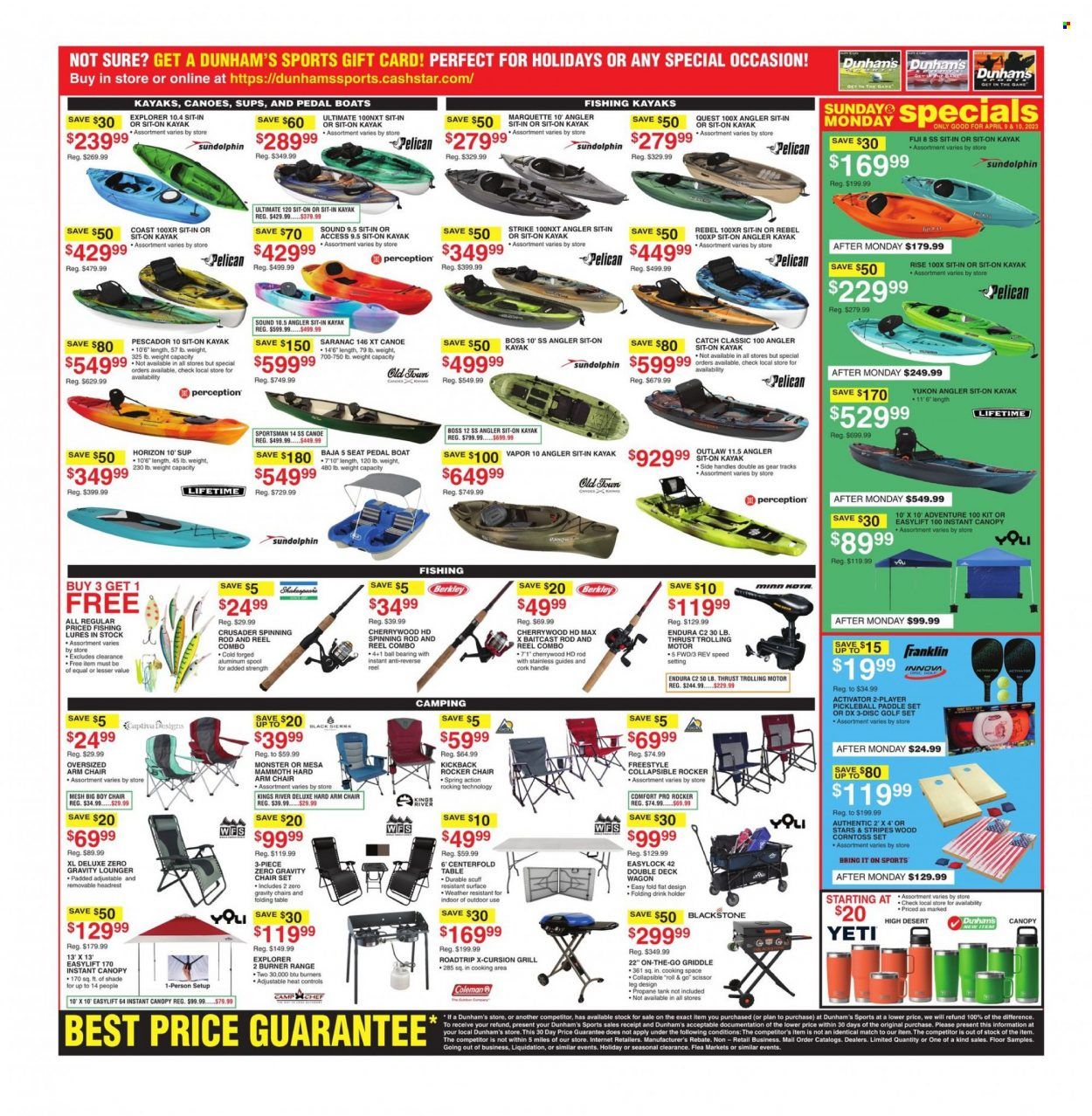 Dunham's Sports (MI, PA, WI) Weekly Ad Flyer Specials April 8 to April 13, 2023