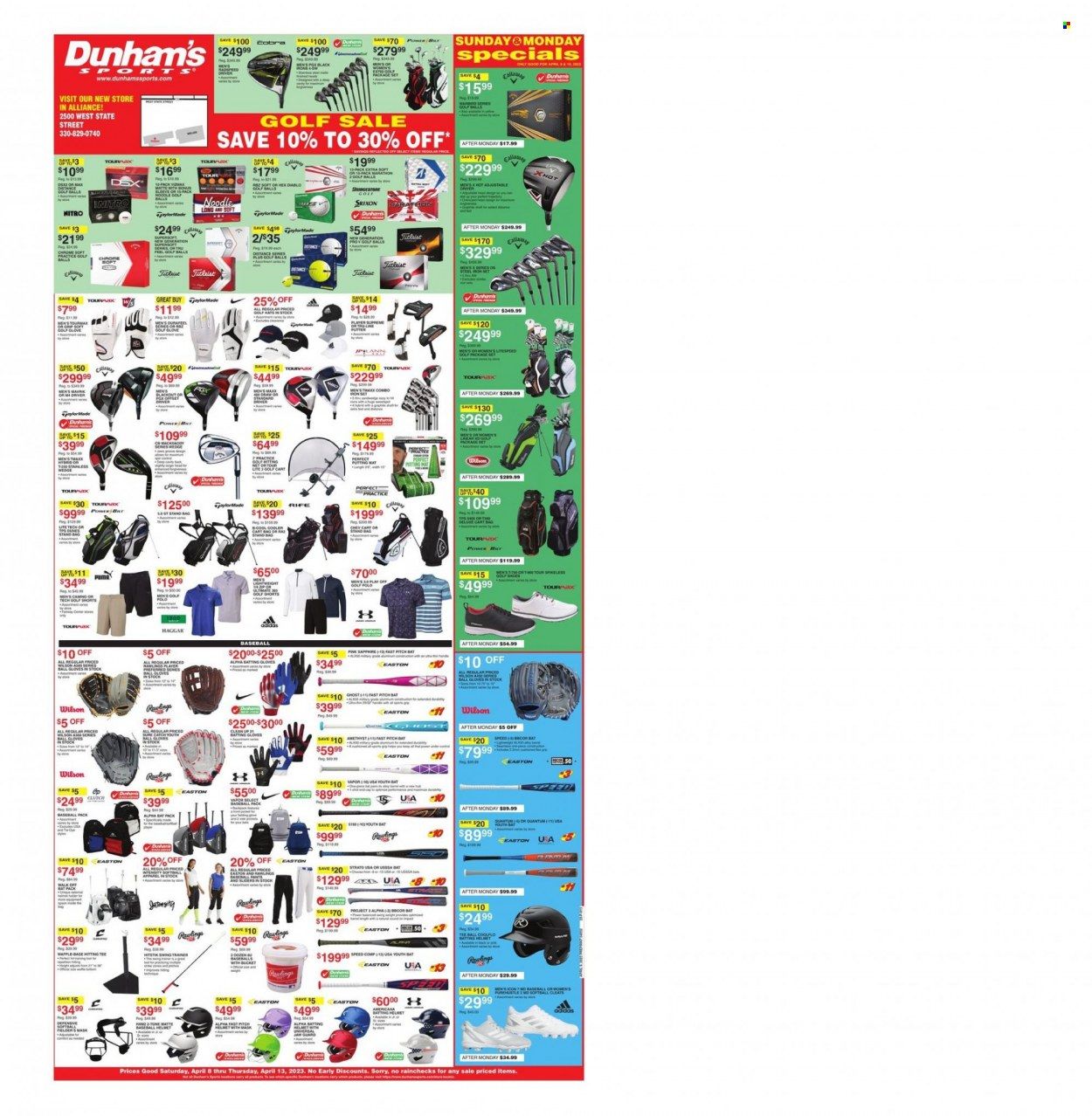 Dunham's Sports (OH) Weekly Ad Flyer Specials April 8 to April 13, 2023