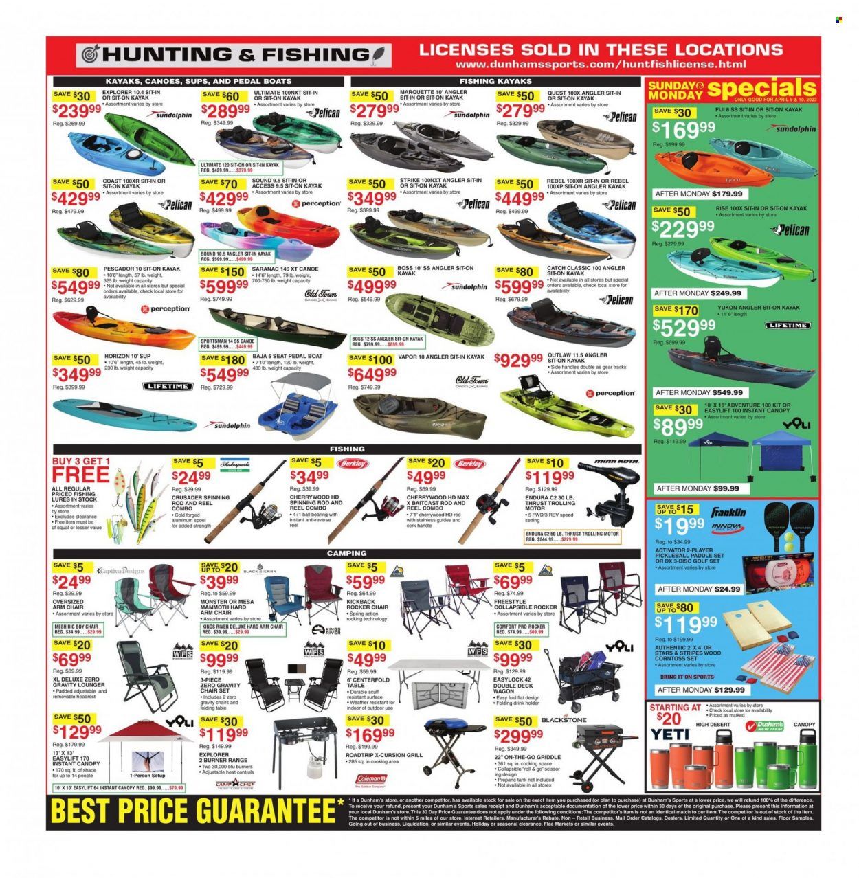 Dunham's Sports (OH) Weekly Ad Flyer Specials April 8 to April 13, 2023