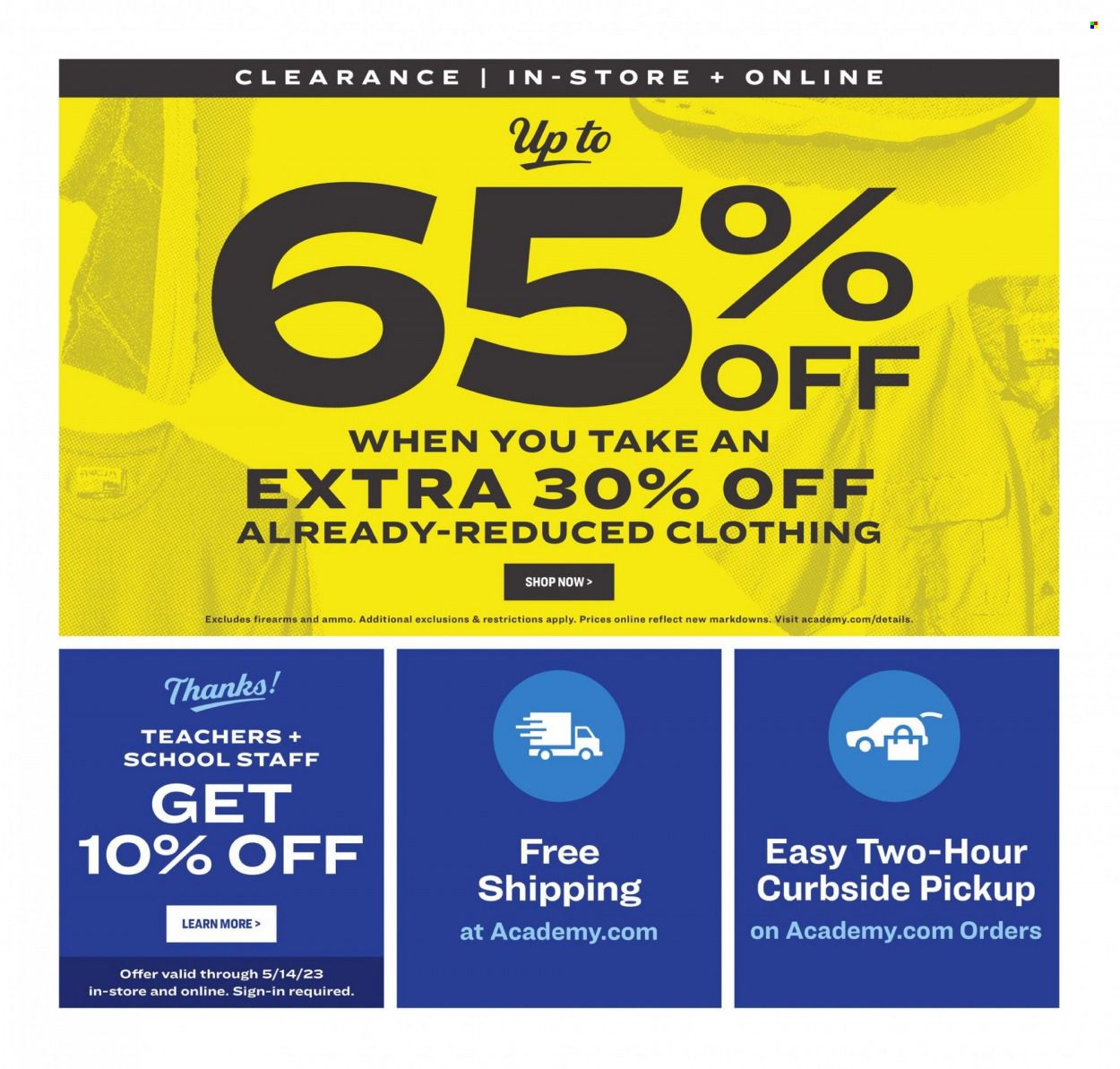 Academy Sports + Outdoors Weekly Ad Flyer Specials April 11 to April 30, 2023