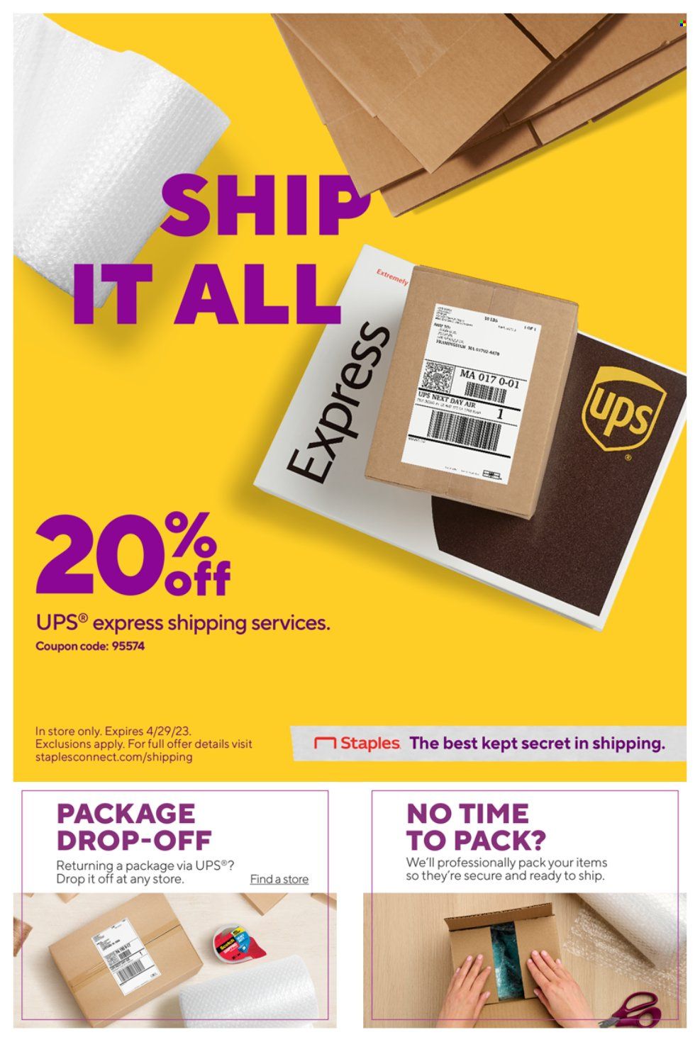 Staples Weekly Ad Flyer Specials April 9 to April 15, 2023