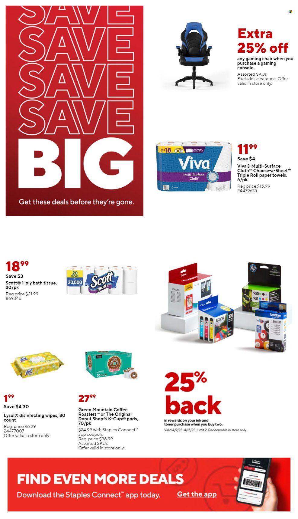 Staples Weekly Ad Flyer Specials April 9 to April 15, 2023