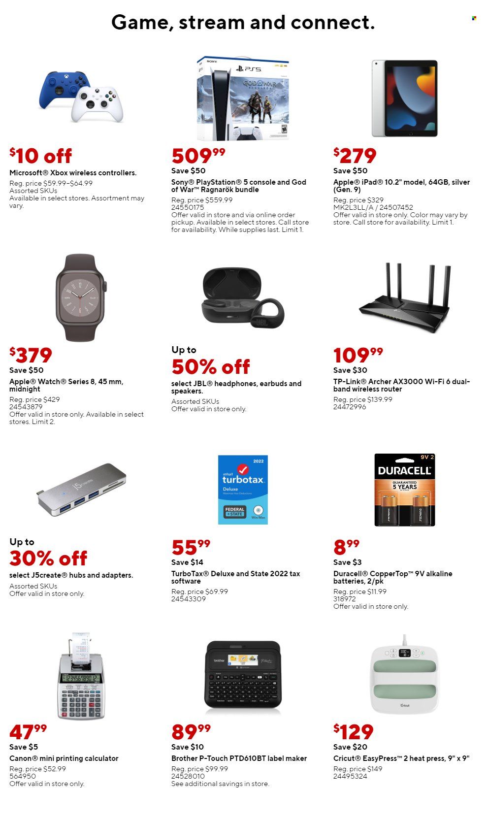 Staples Weekly Ad Flyer Specials April 9 to April 15, 2023