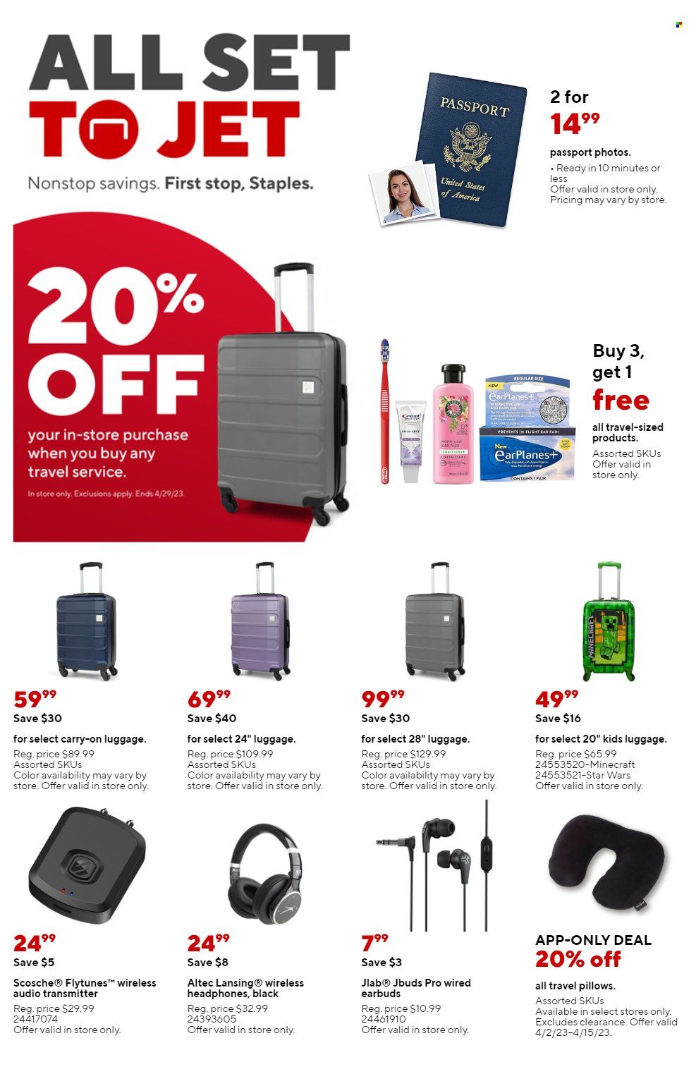 Staples Weekly Ad Flyer Specials April 9 to April 15, 2023