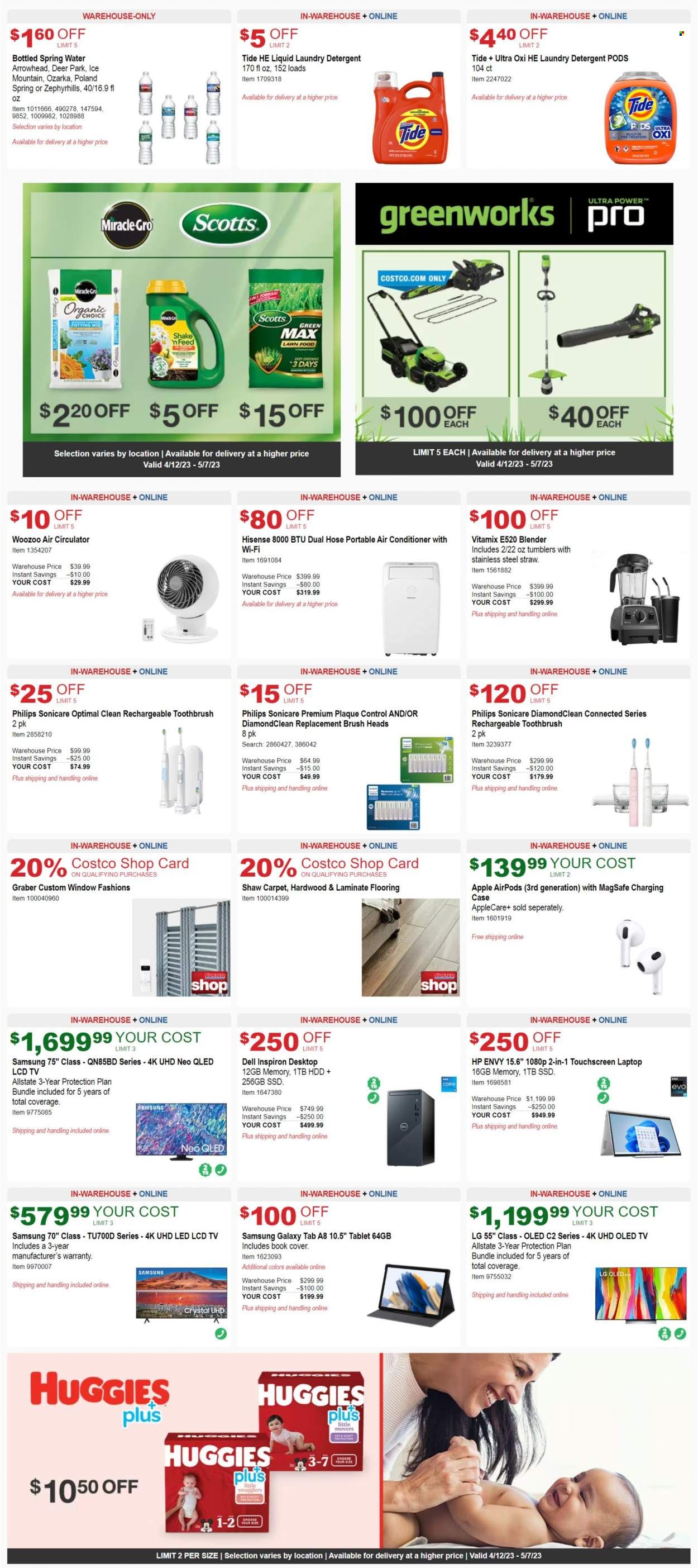 Costco Weekly Ad Flyer Specials April 12 to May 7, 2023