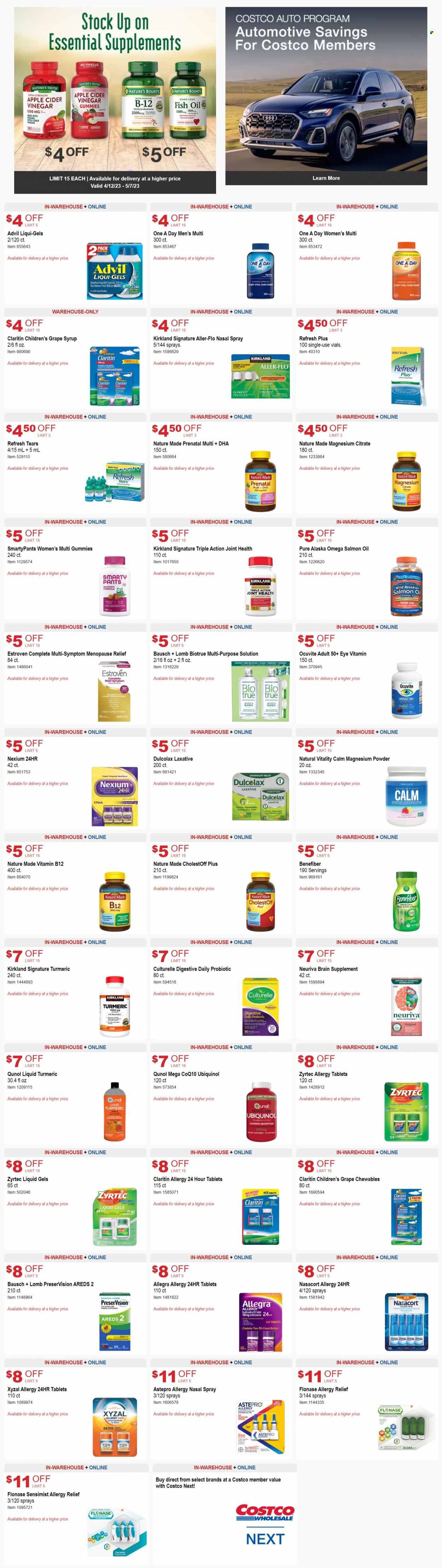 Costco Weekly Ad Flyer Specials April 12 to May 7, 2023