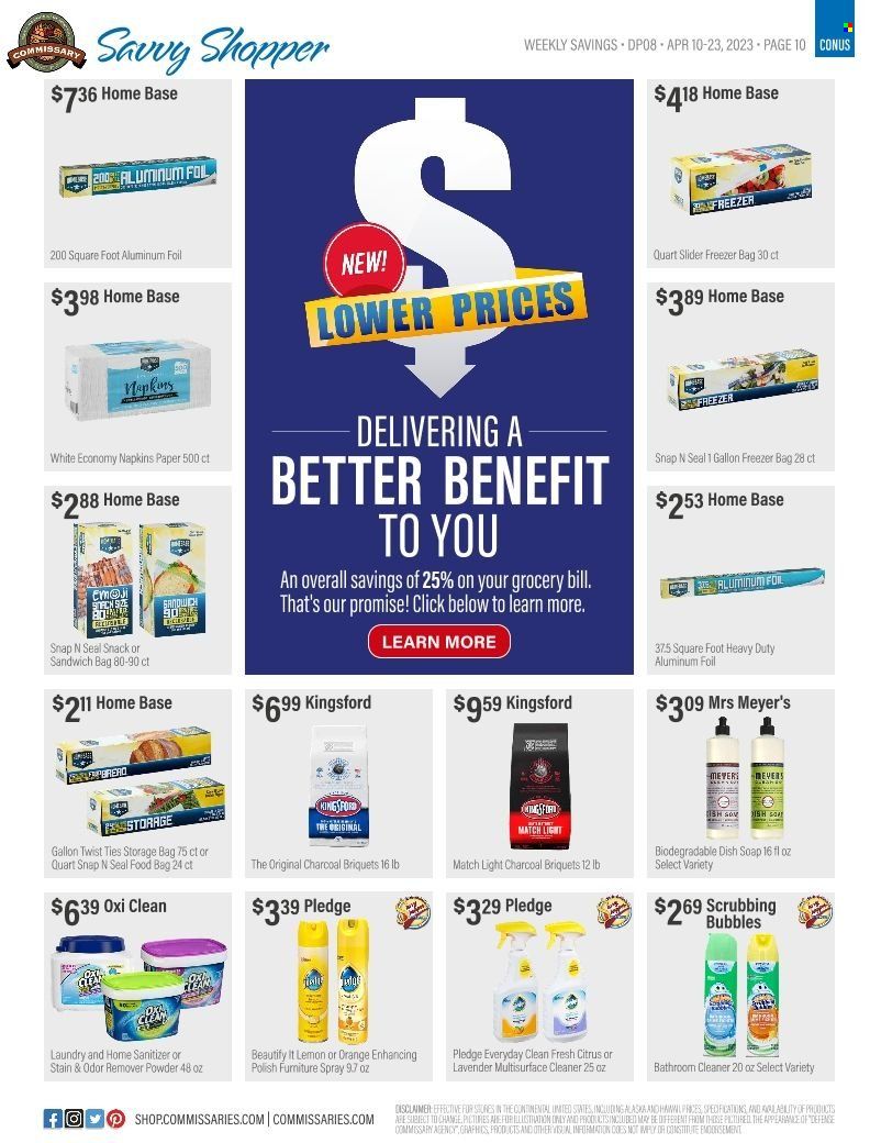 Commissary Weekly Ad Flyer Specials April 10 to April 23, 2023