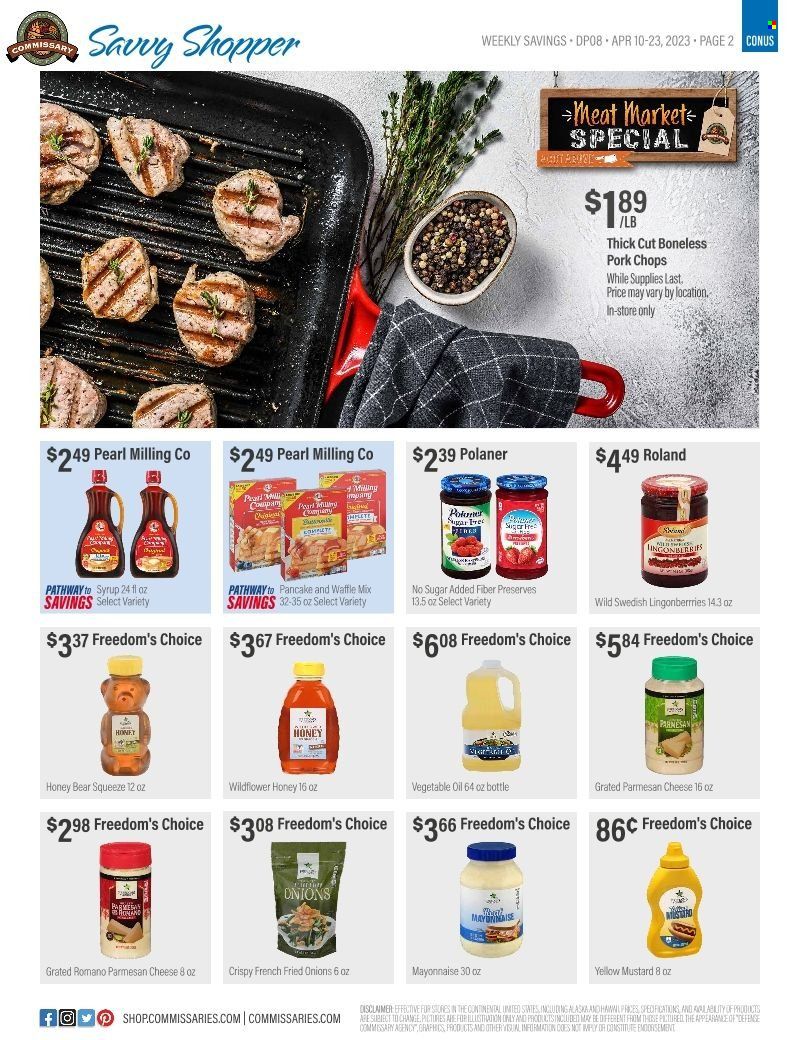 Commissary Weekly Ad Flyer Specials April 10 to April 23, 2023