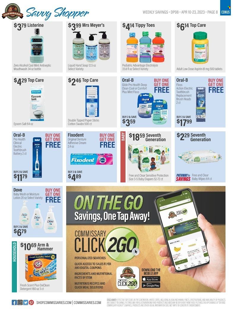Commissary Weekly Ad Flyer Specials April 10 to April 23, 2023