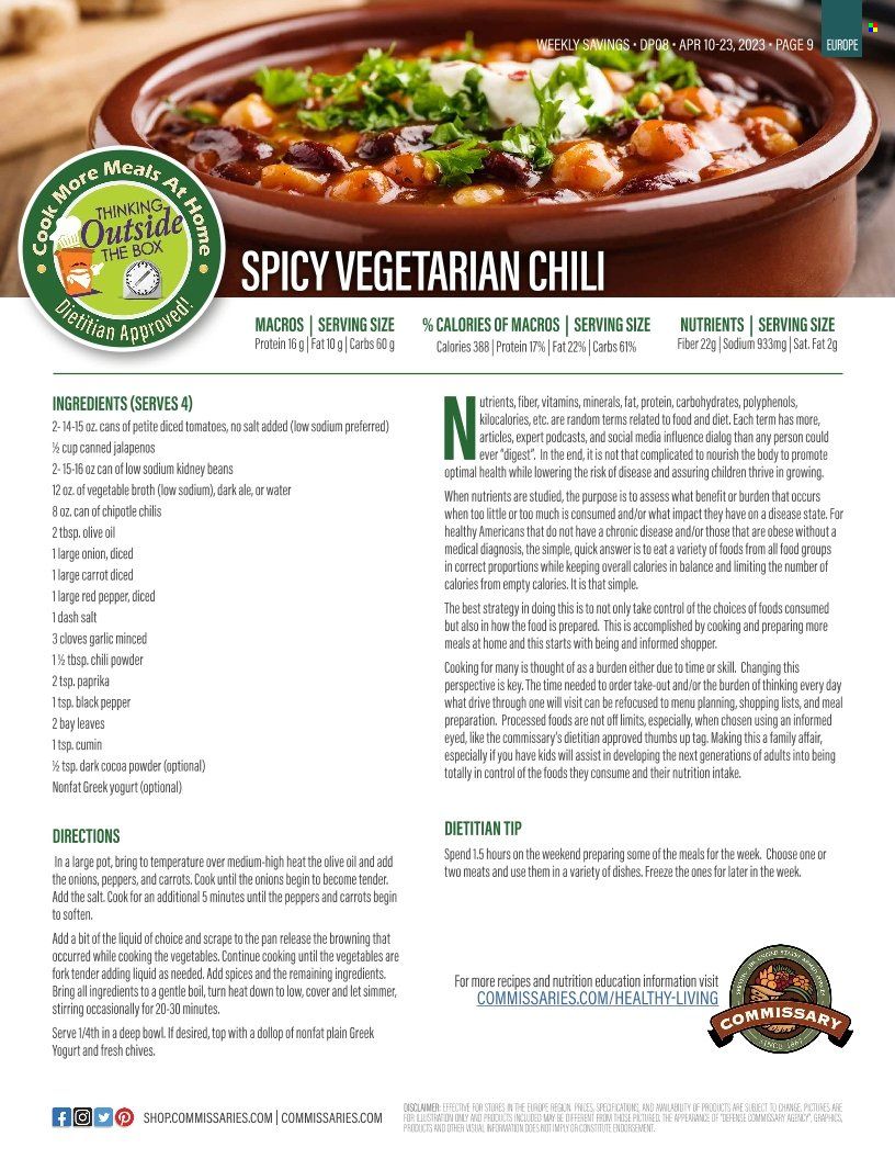 Commissary Weekly Ad Flyer Specials April 11 to April 11, 2023
